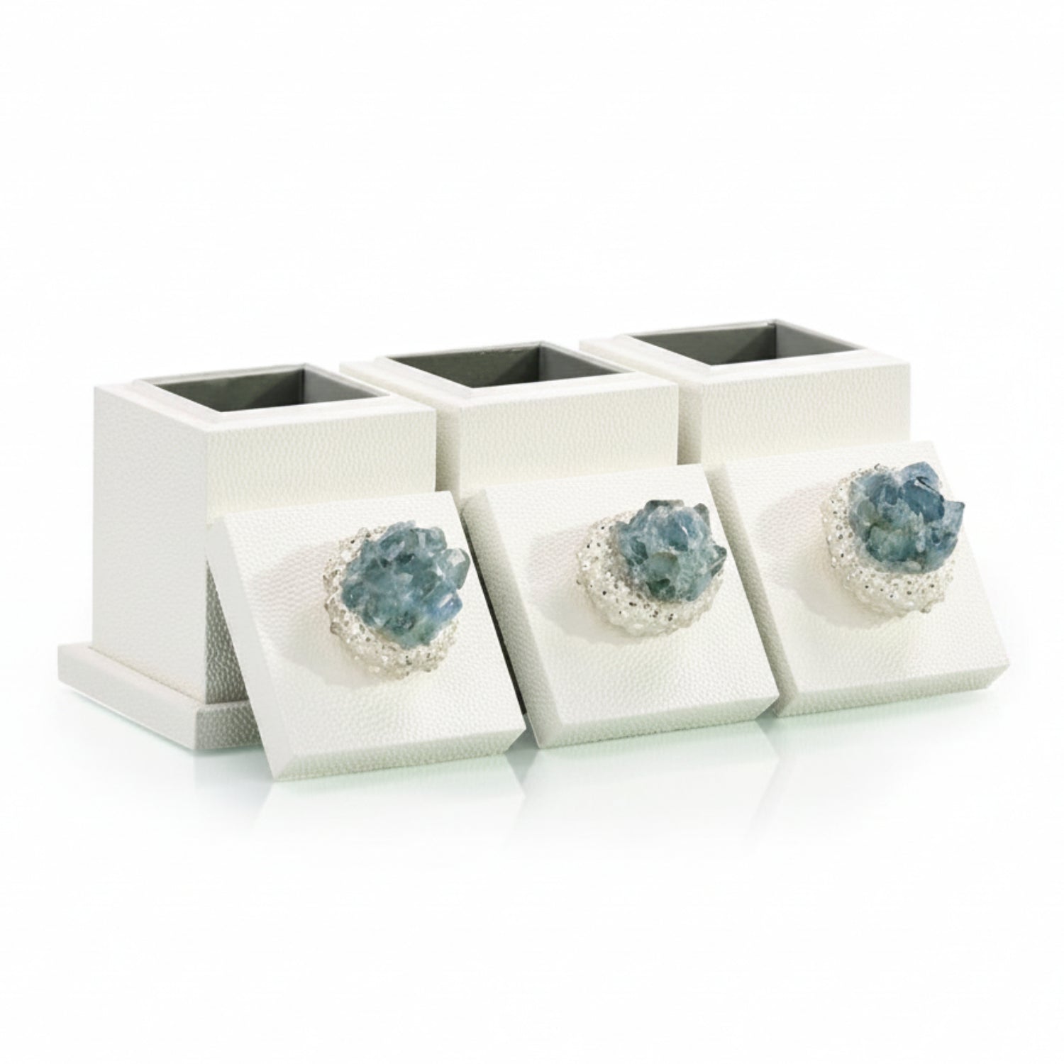 John Richard Crystalline Trio Boxes