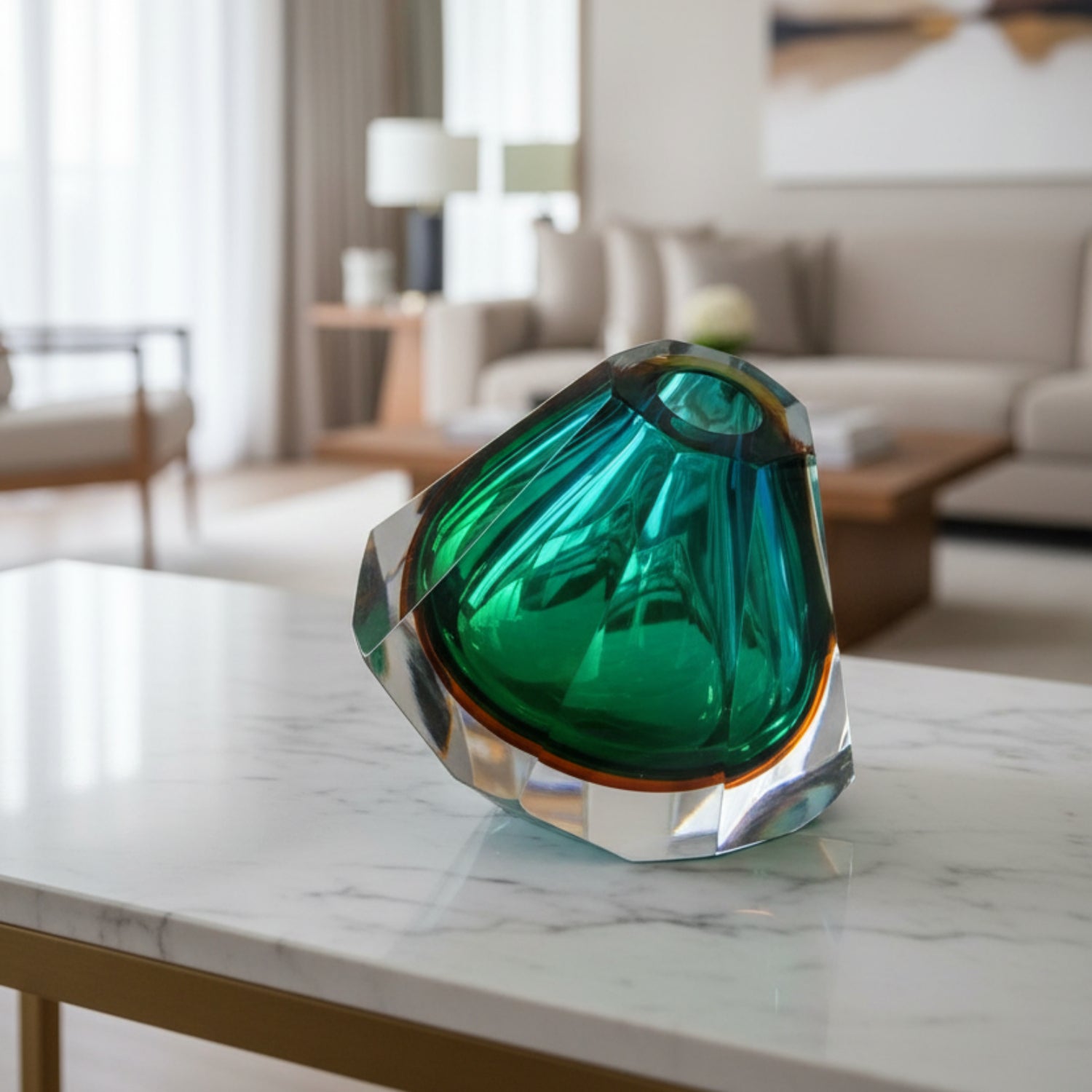 John Richard Verdant Prism Large Sculpture