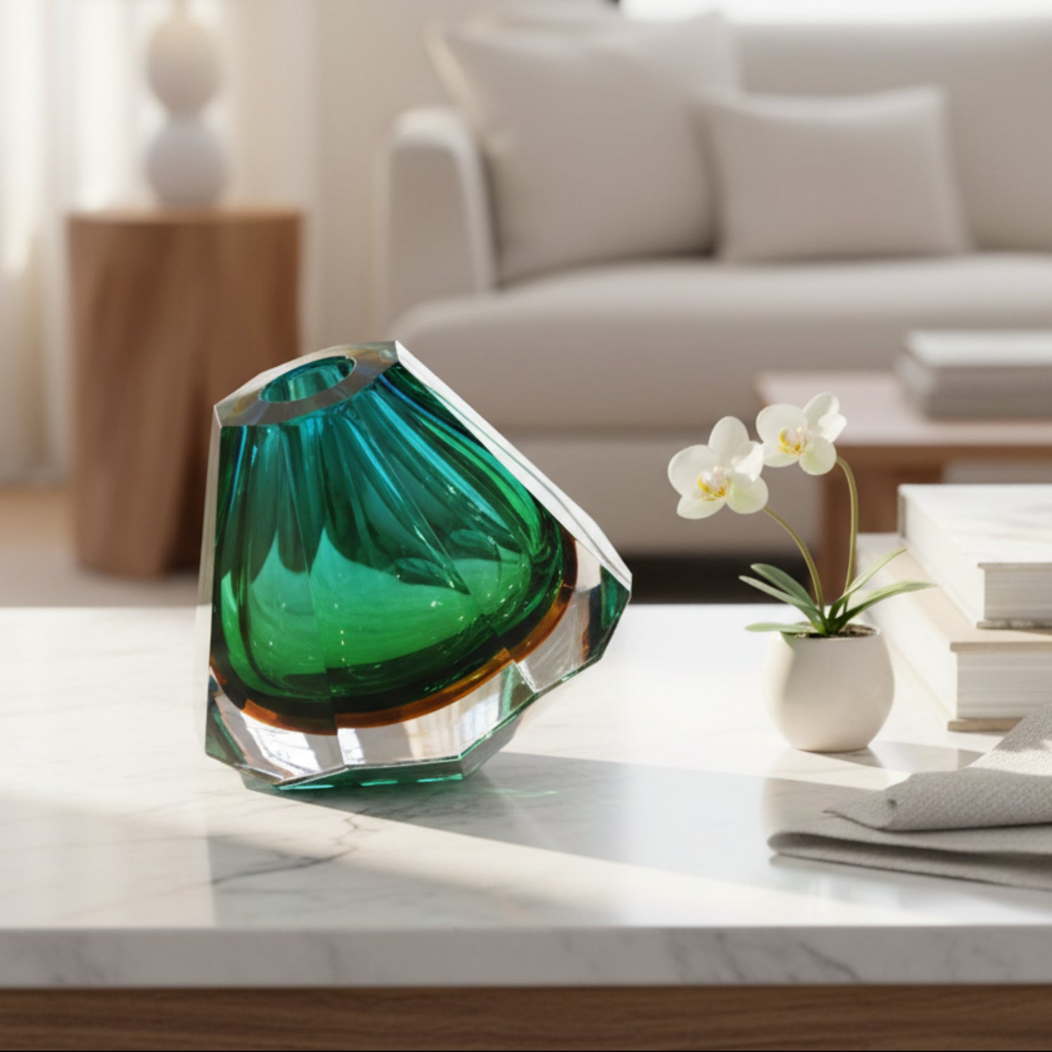 John Richard Verdant Prism Small Sculpture