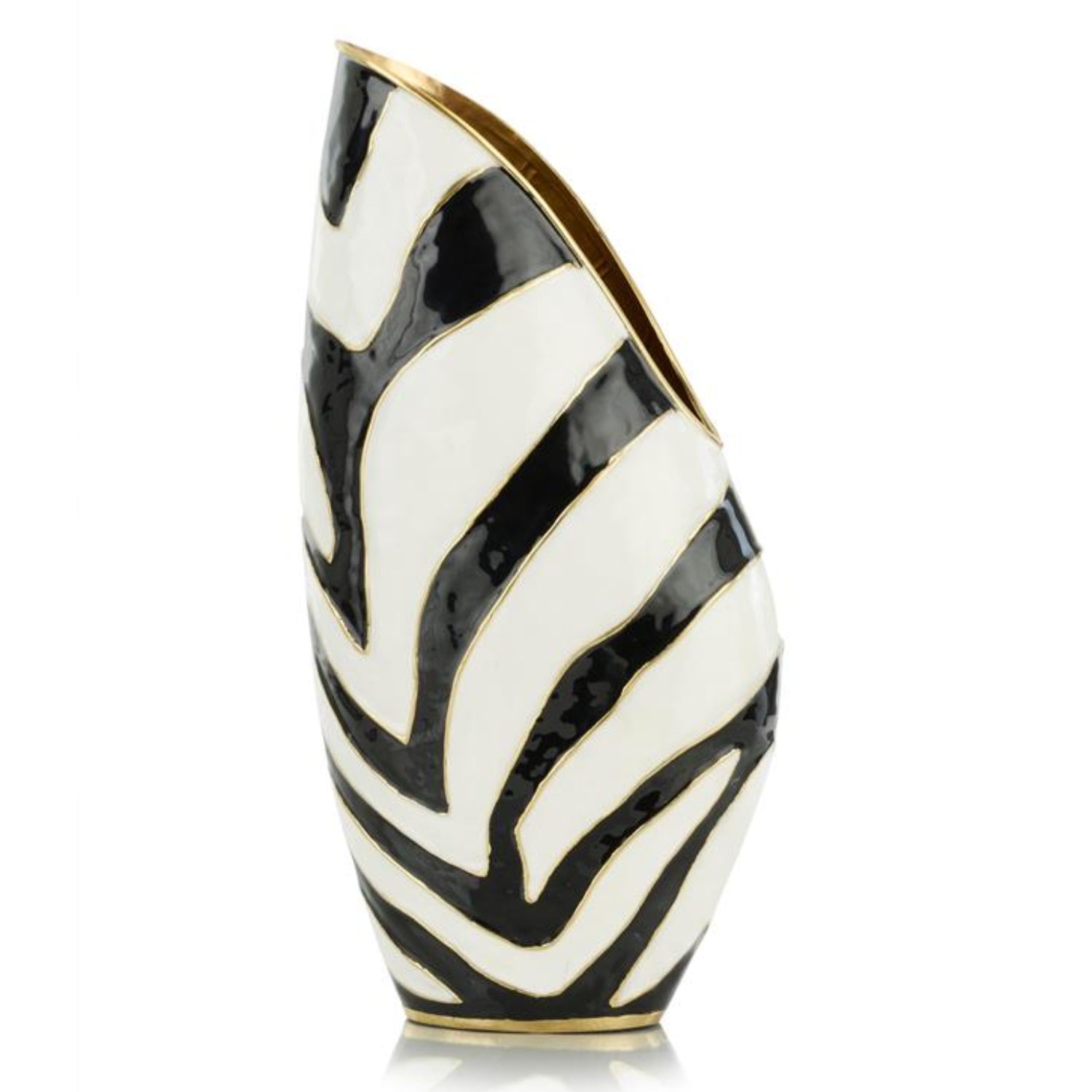 John Richard Origo Black and White Large Vase