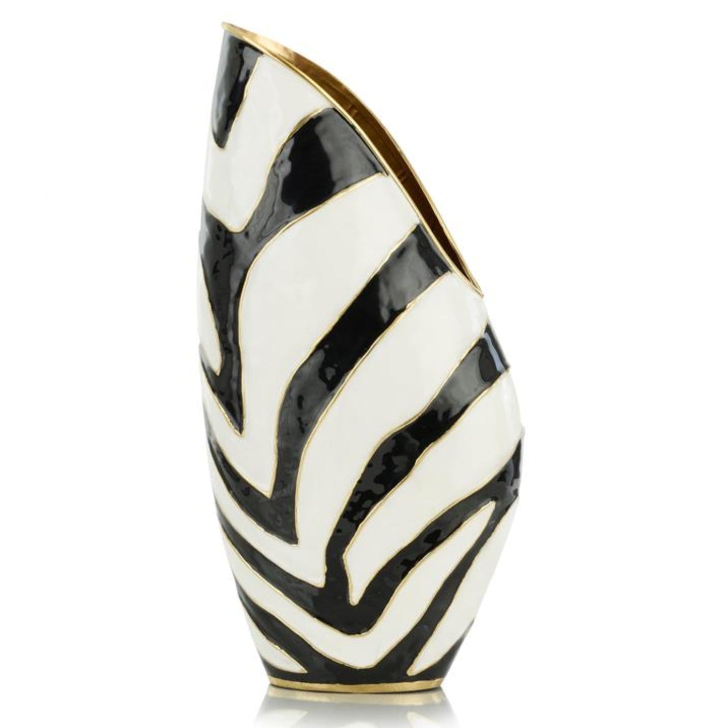 John Richard Origo Black and White Large Vase