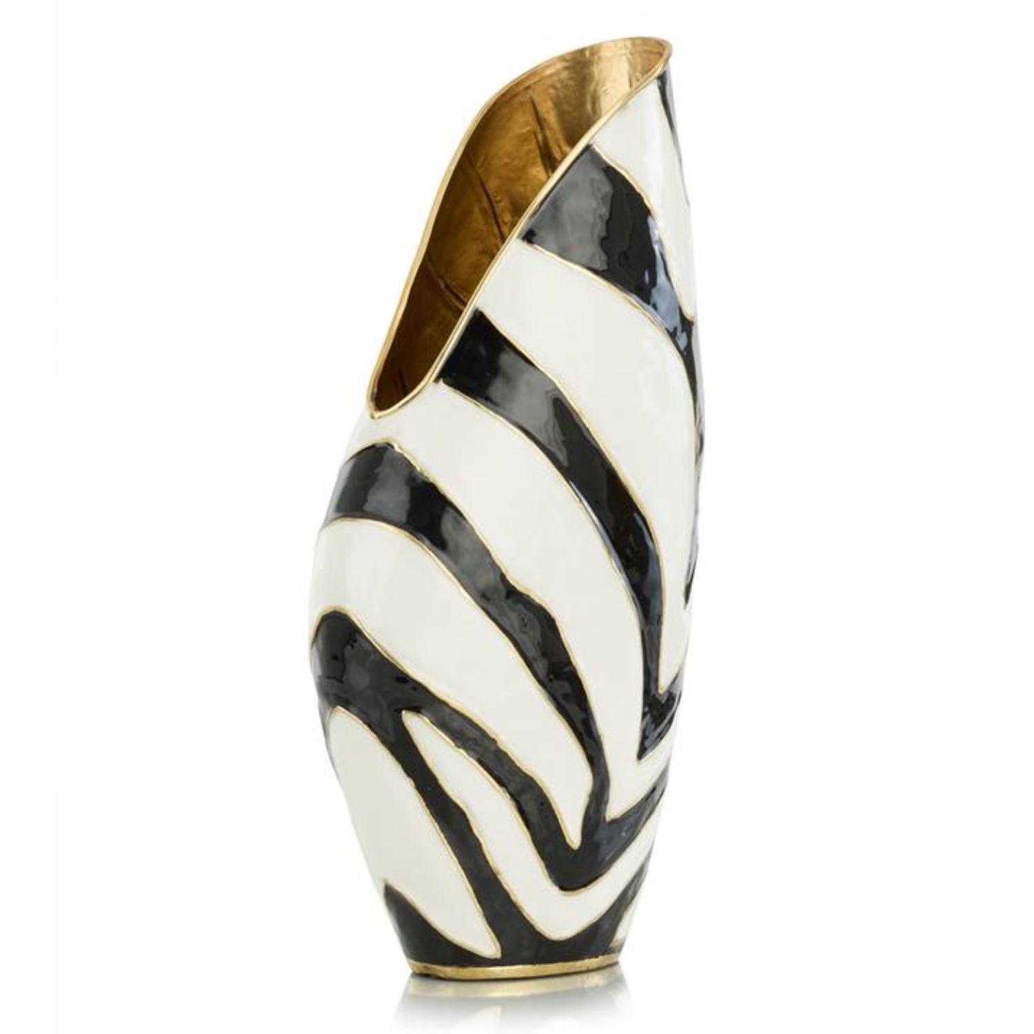 John Richard Origo Black and White Large Vase