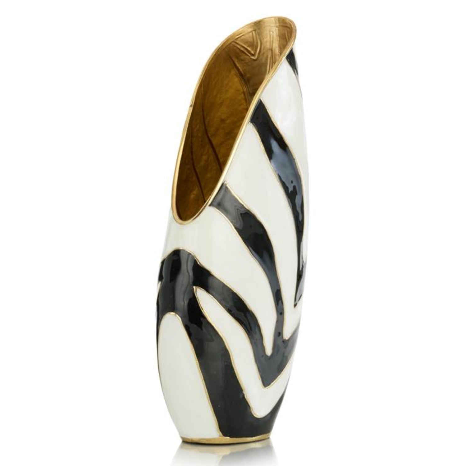 John Richard Origo Black and White Small Vase