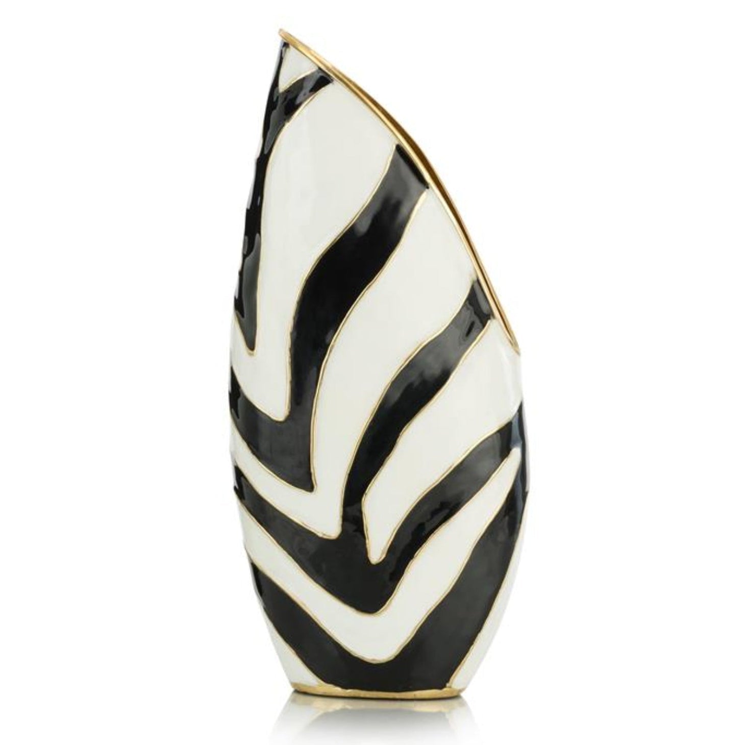 John Richard Origo Black and White Small Vase
