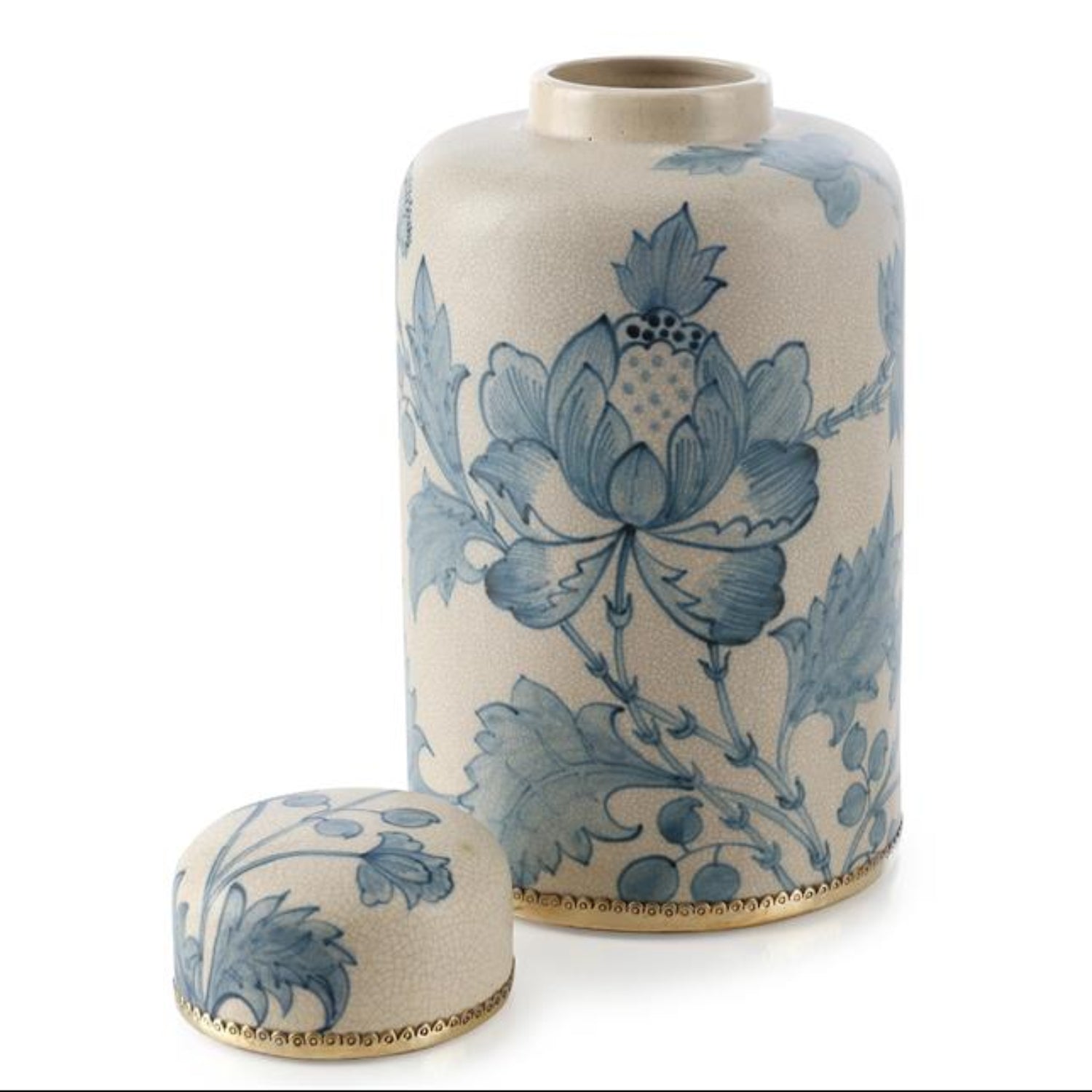 John Richard Lidded Bloom Tall Jar