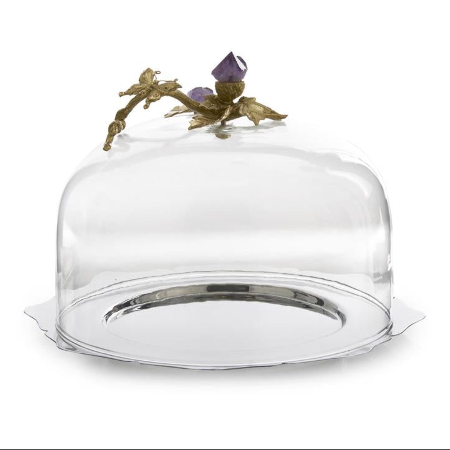 John Richard Amethyst Sprig Large Cloche