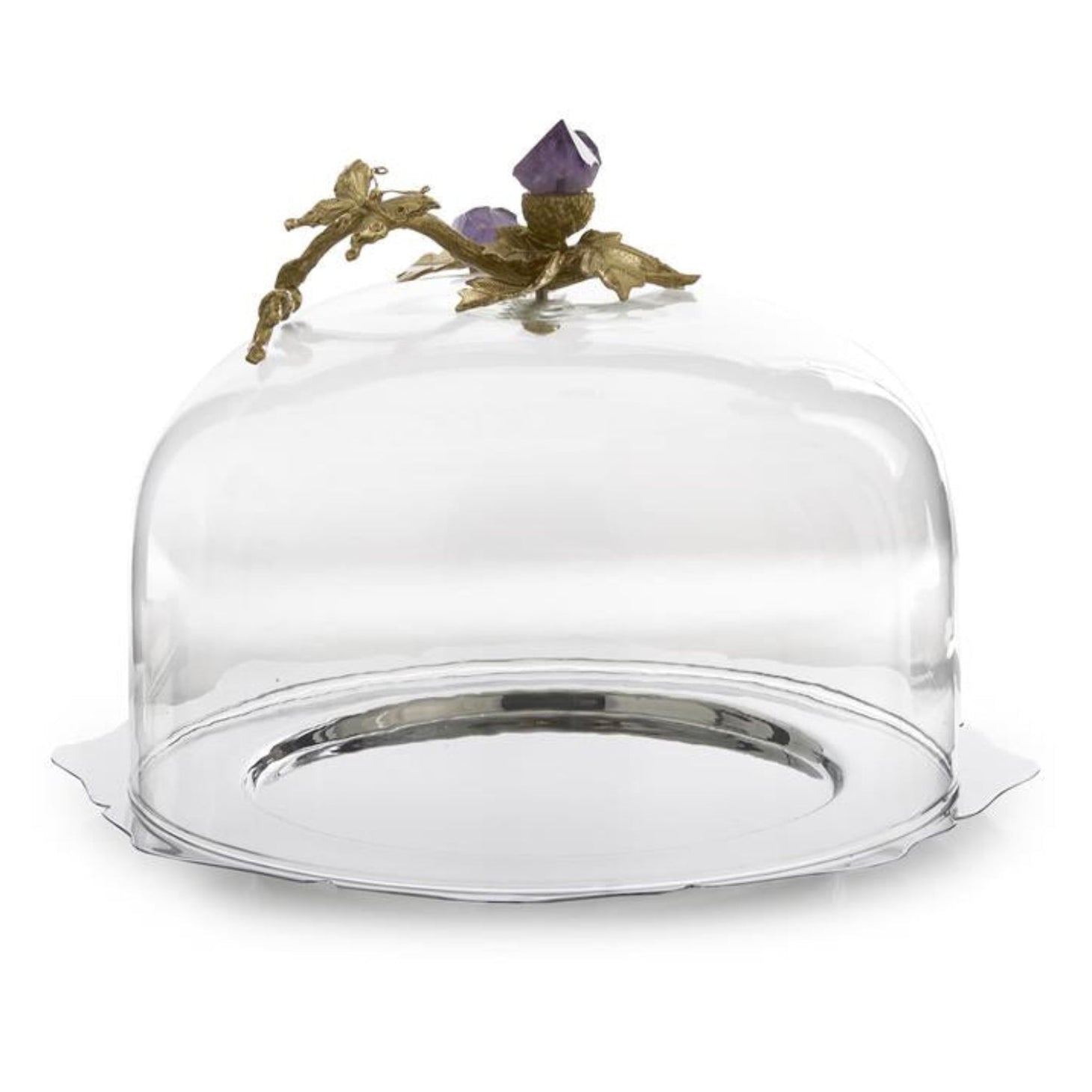 John Richard Amethyst Sprig Large Cloche