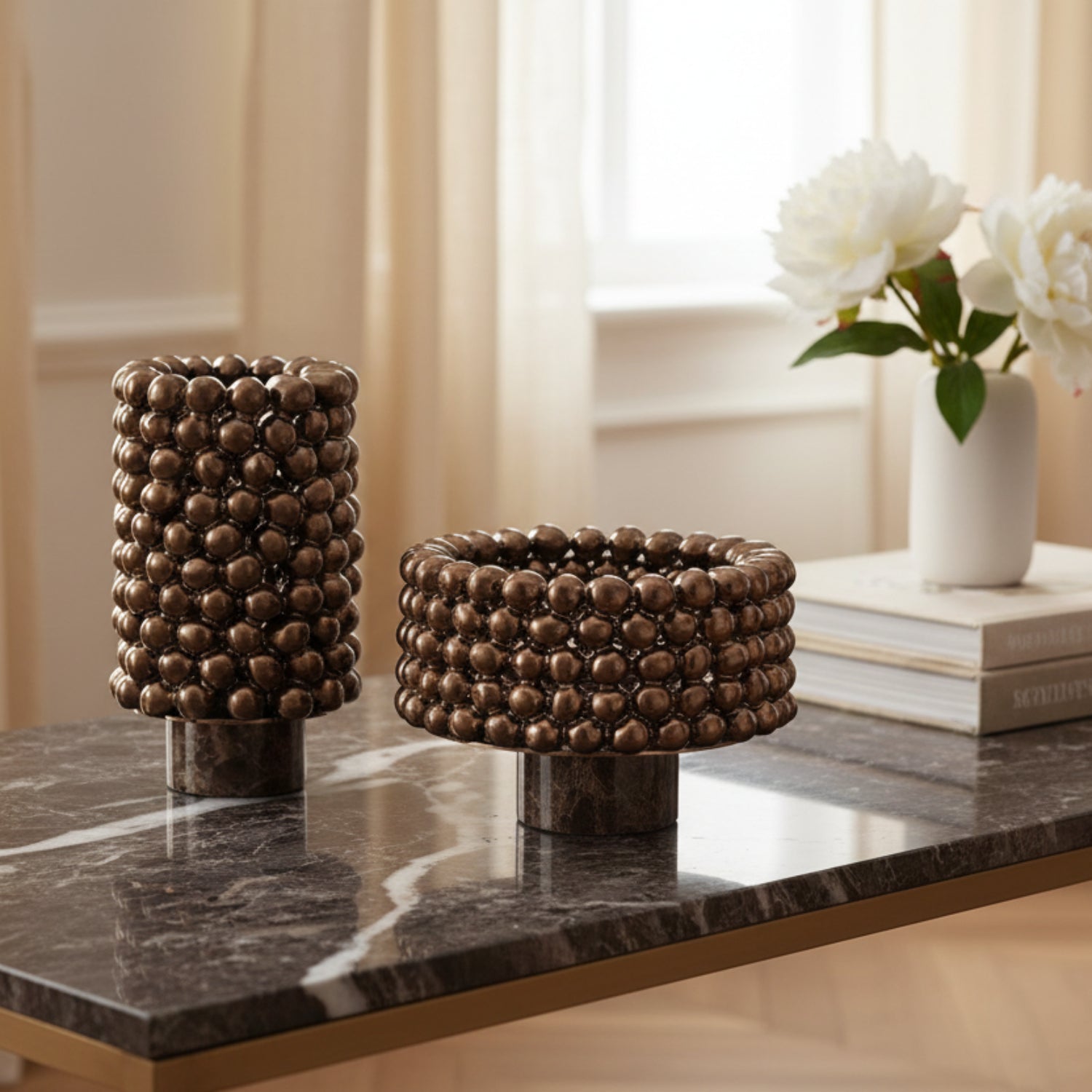 John Richard Tsumi Vase and Bowl Set of 2