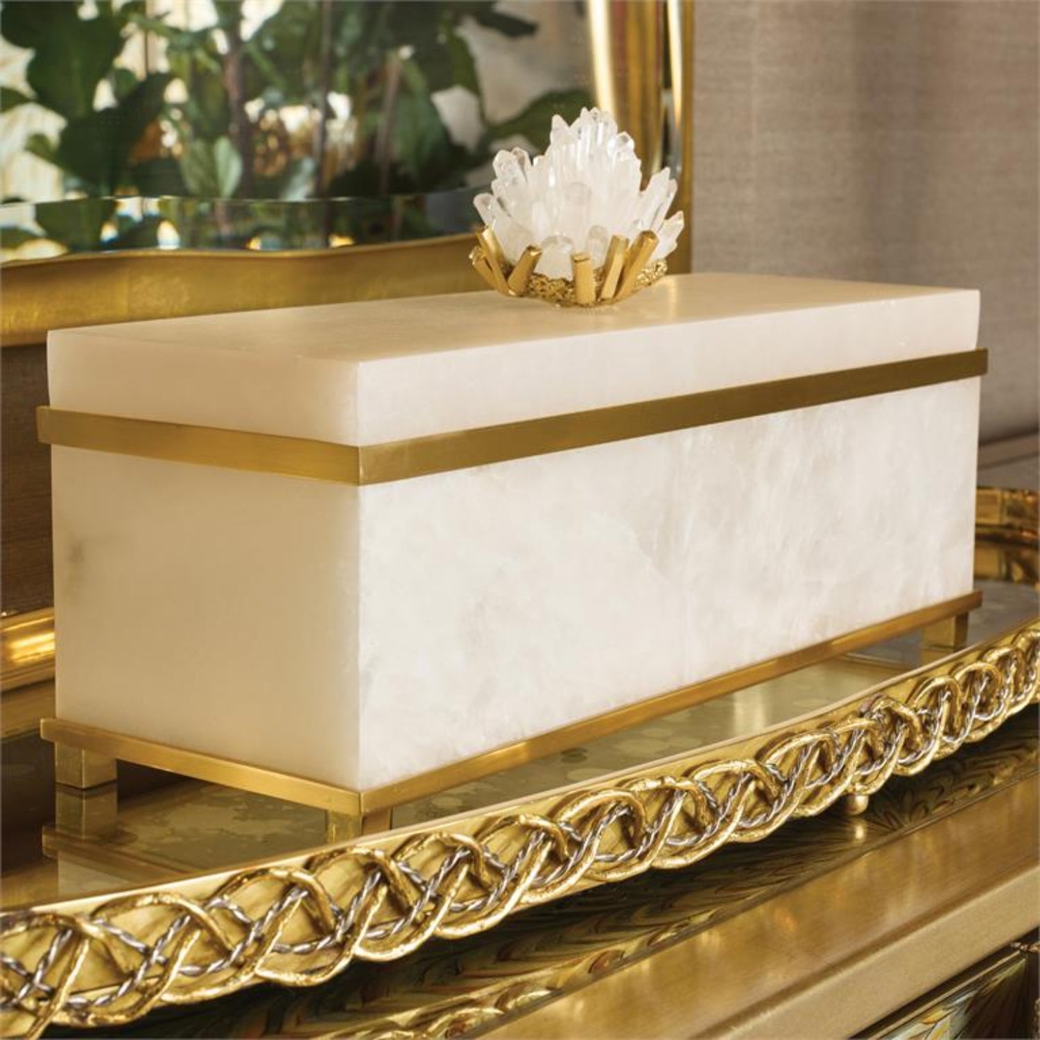 John Richard Crystal Cluster Box
