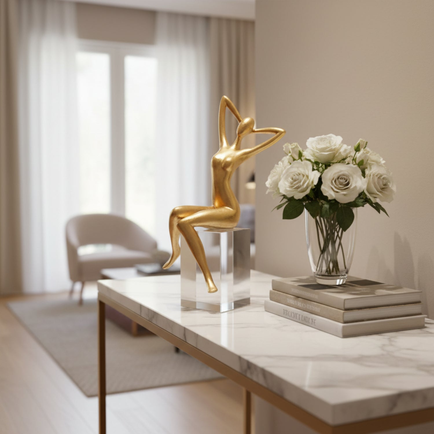 John Richard Seated Pose I Sculpture