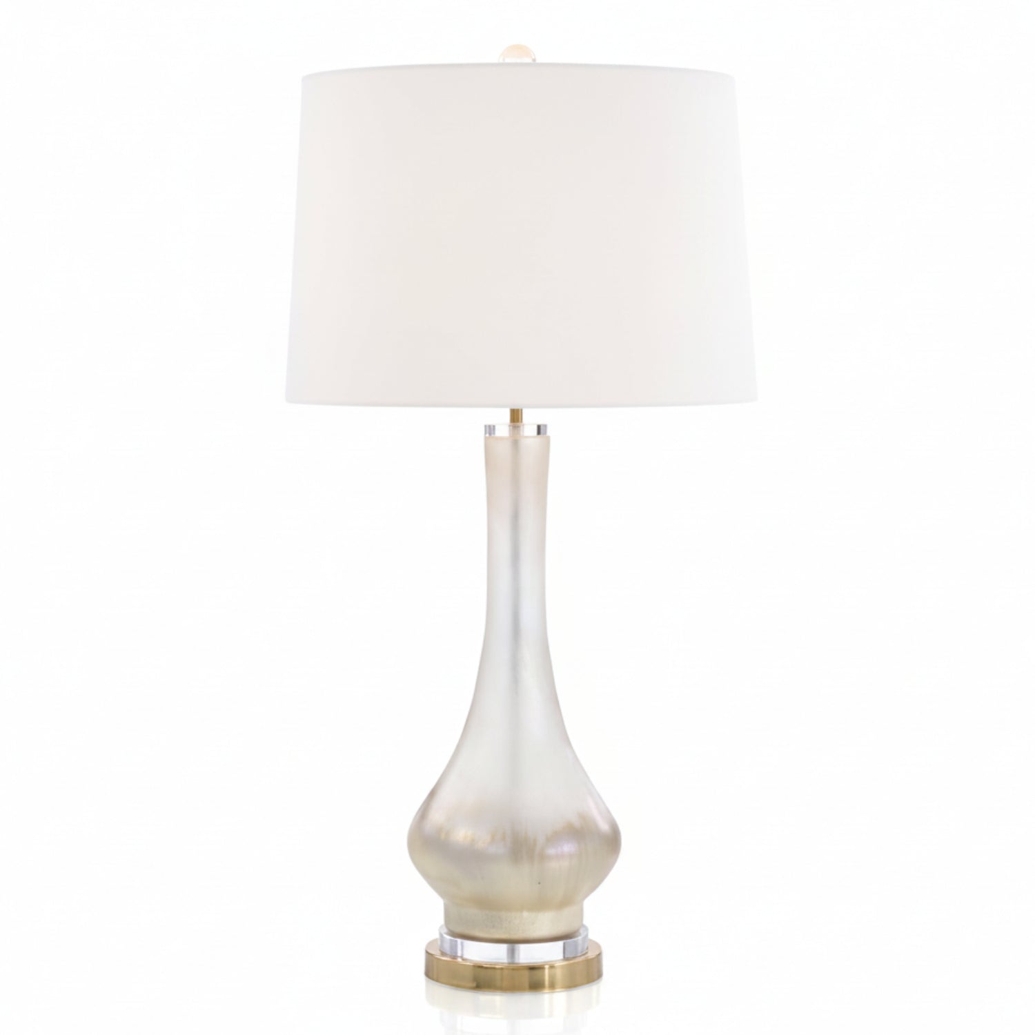 John Richard Luminescent White Table Lamp