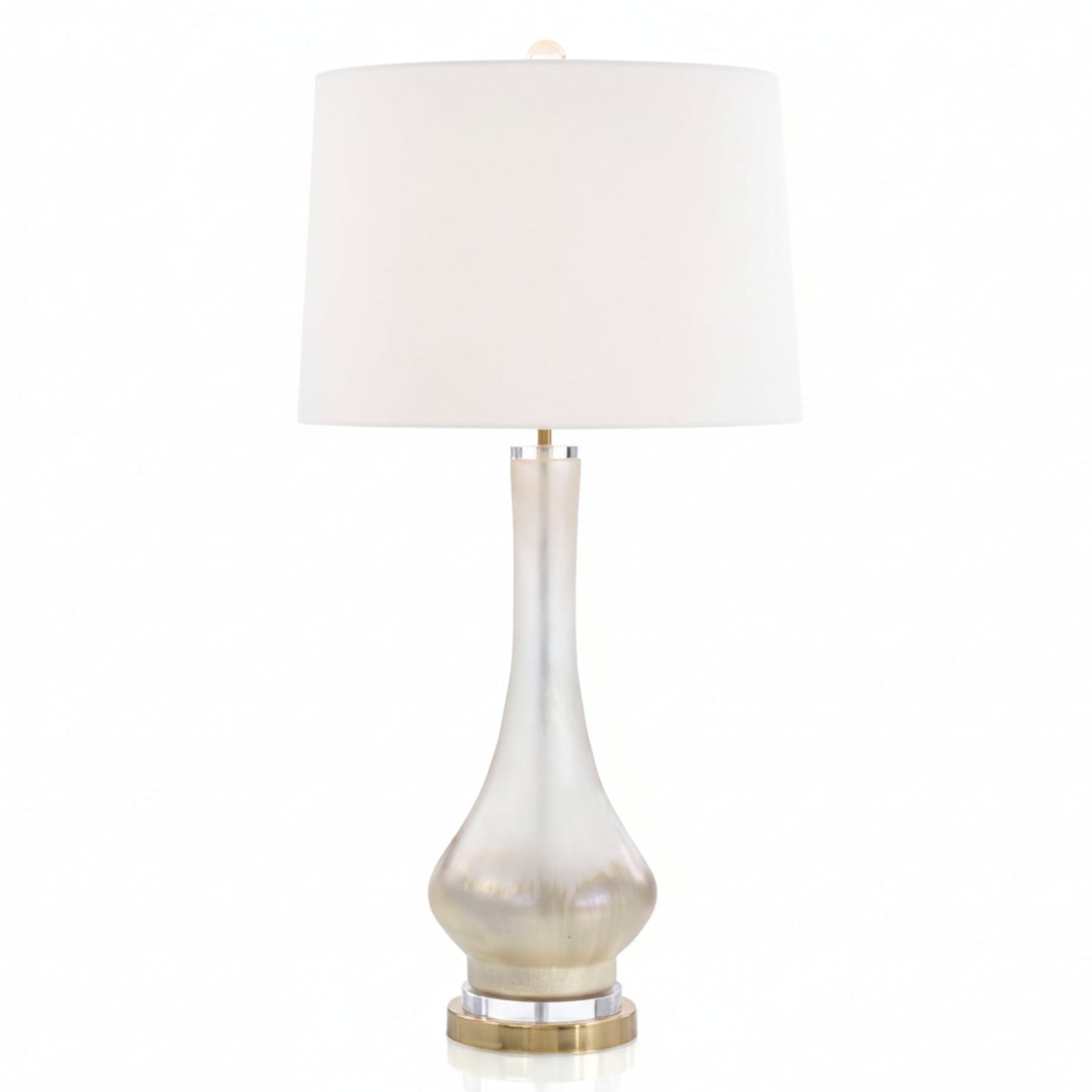 John Richard Luminescent White Table Lamp