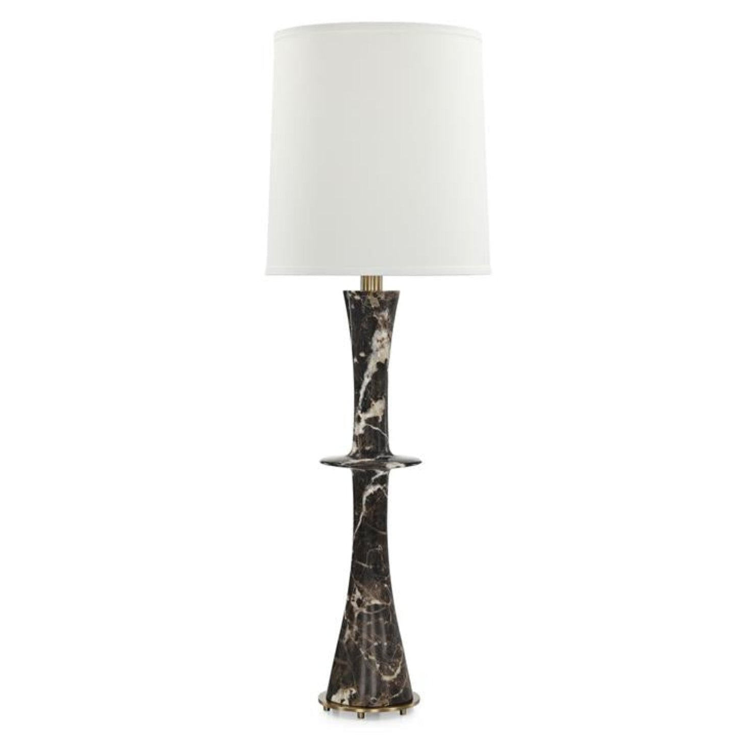 John Richard Spindle Buffet Lamp — in Antique Brass finish