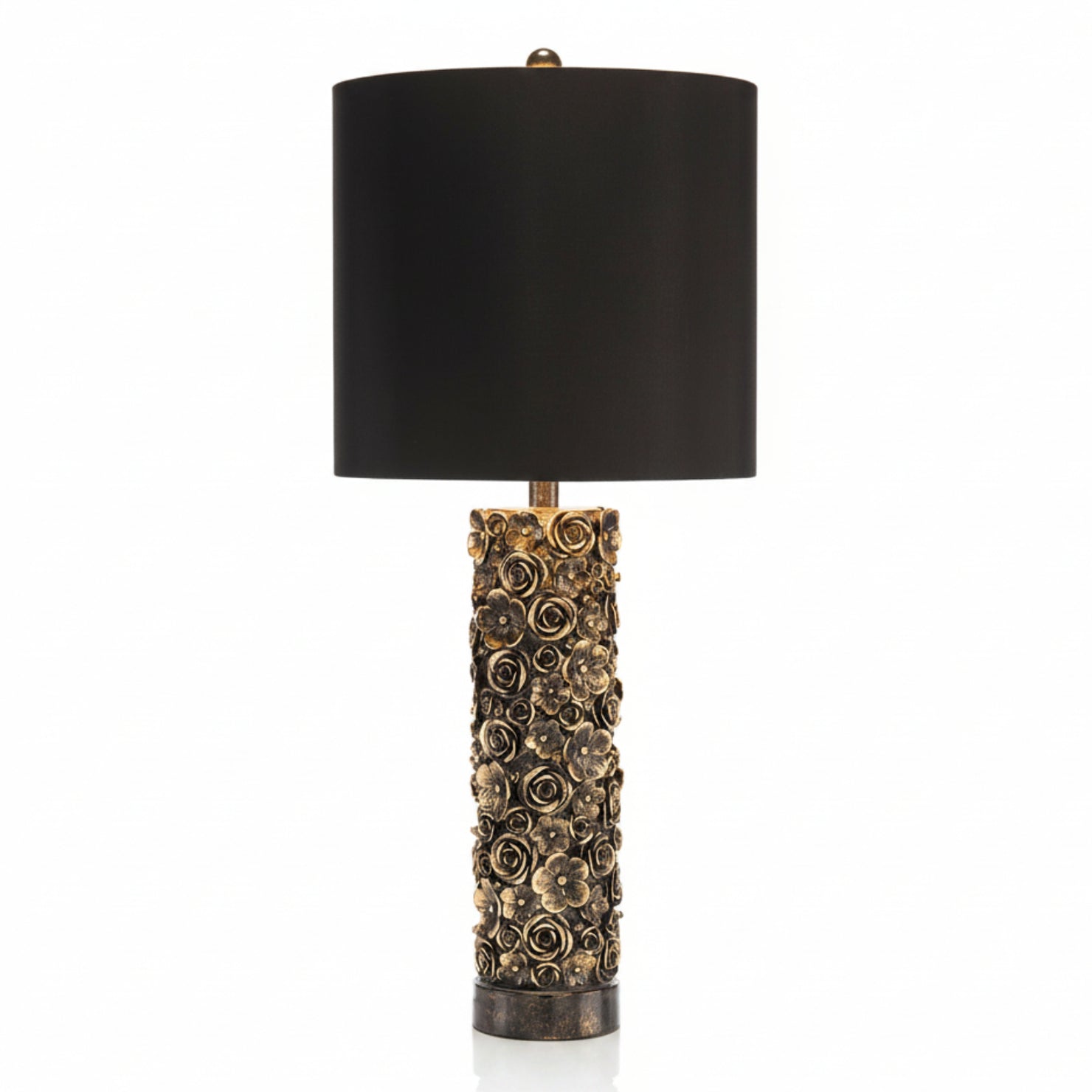 John Richard Distressed Bloom Table Lamp