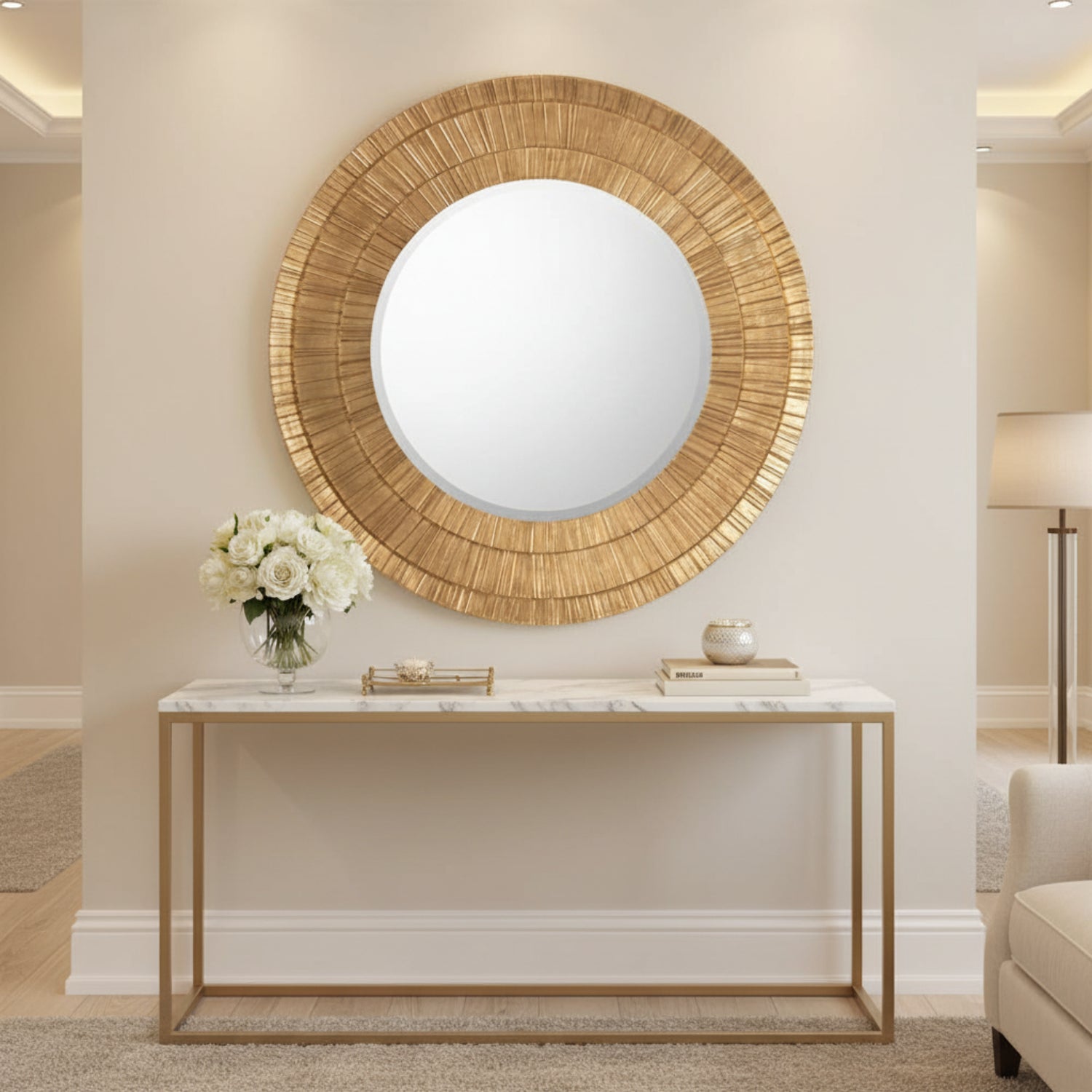 John Richard Peili Gold Mirror