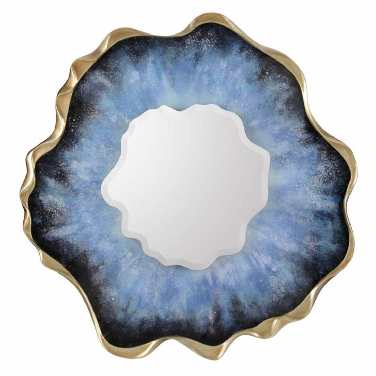 John Richard Dirillo Blue Agate Mirror