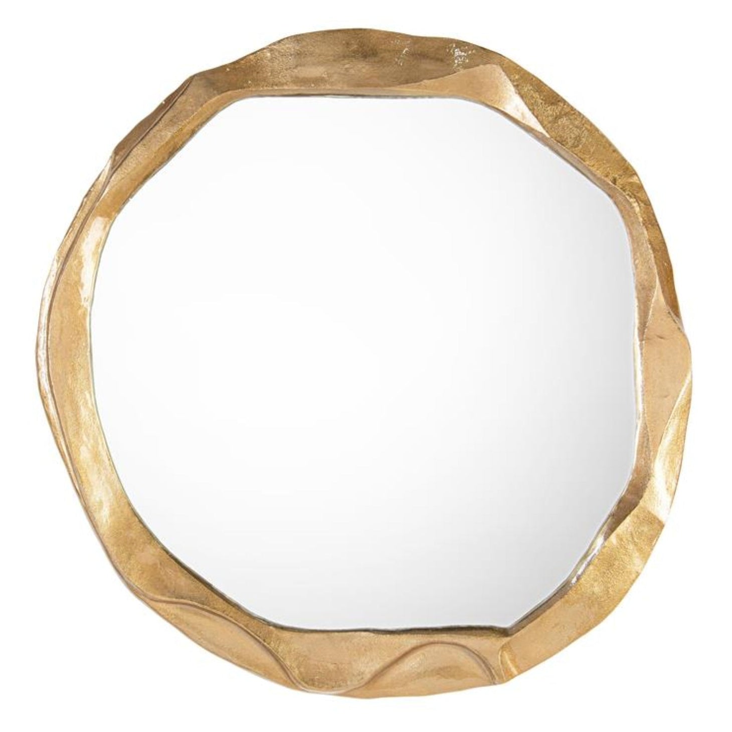 John Richard Round Ruga Gold Small Mirror