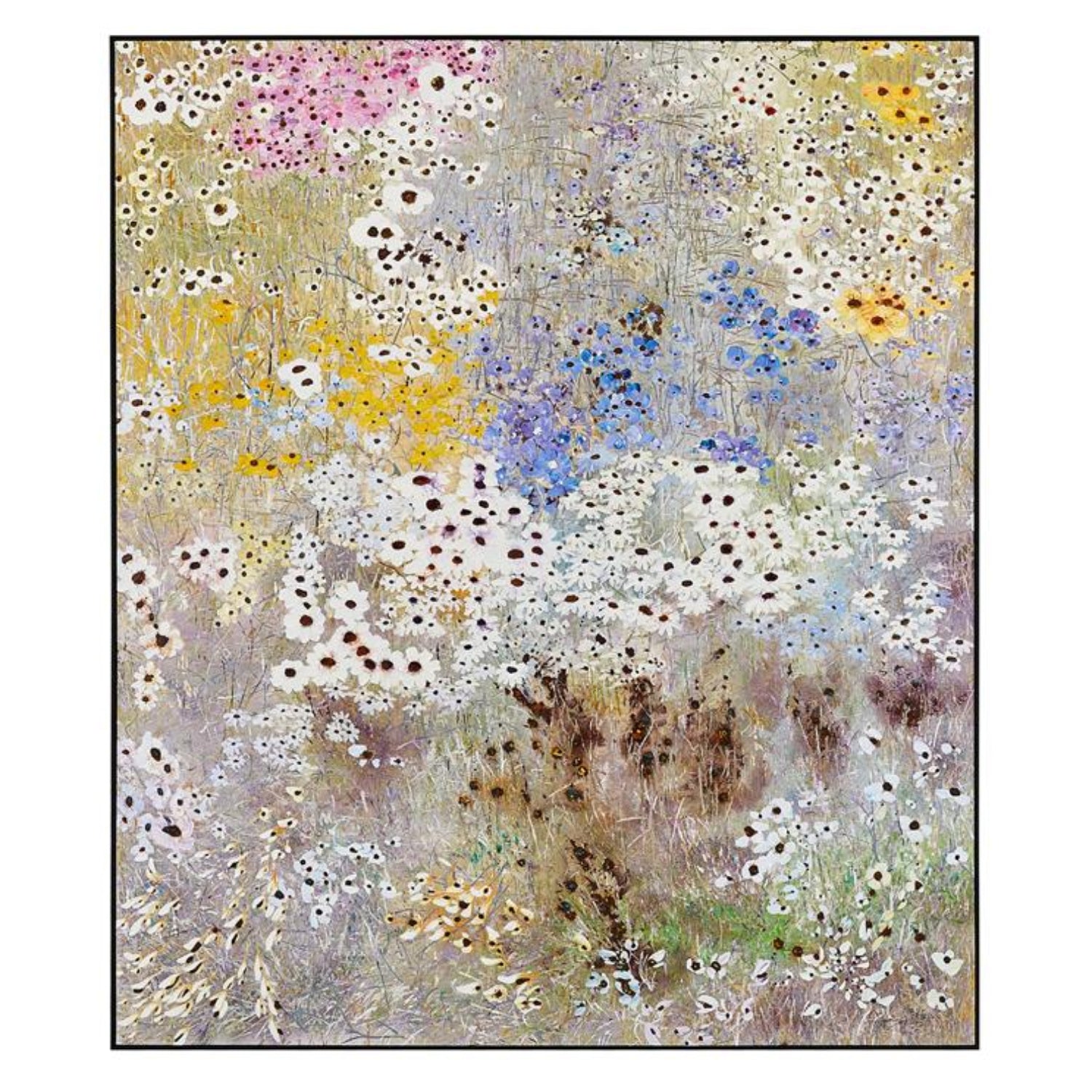 John Richard Teng Fei's Moonlit Meadow Framed Art