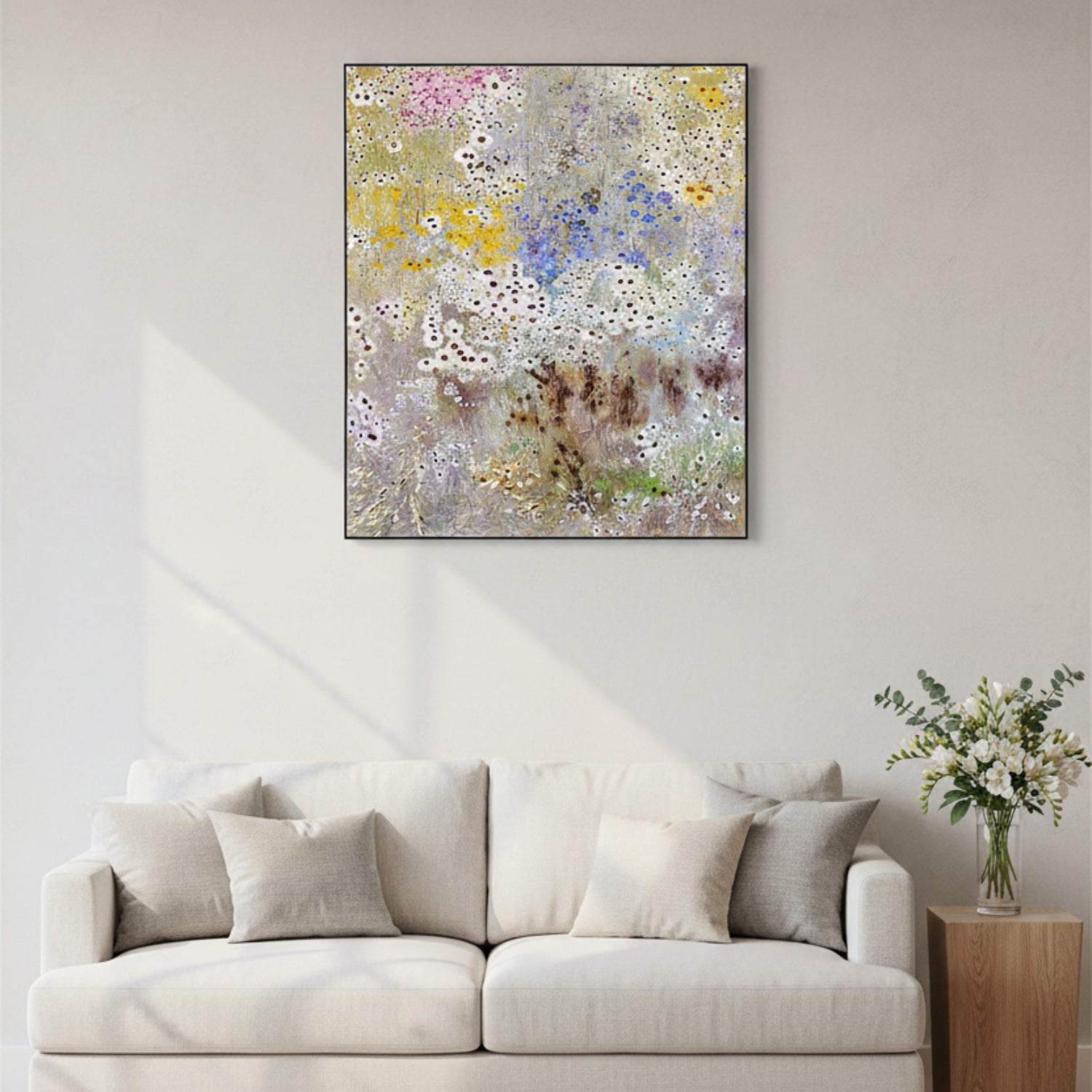 John Richard Teng Fei's Moonlit Meadow Framed Art