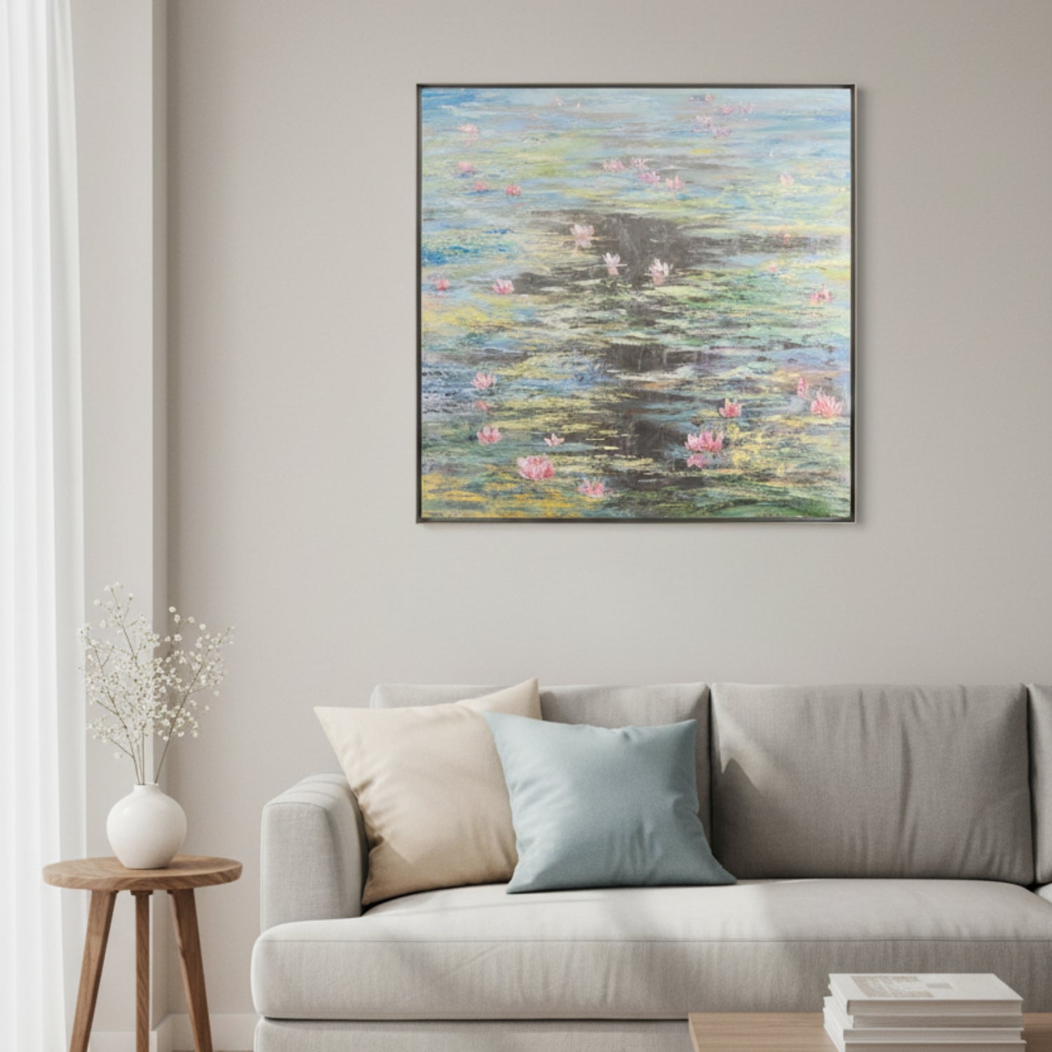 John Richard Teng Fei's Floating in Silence I Framed Art