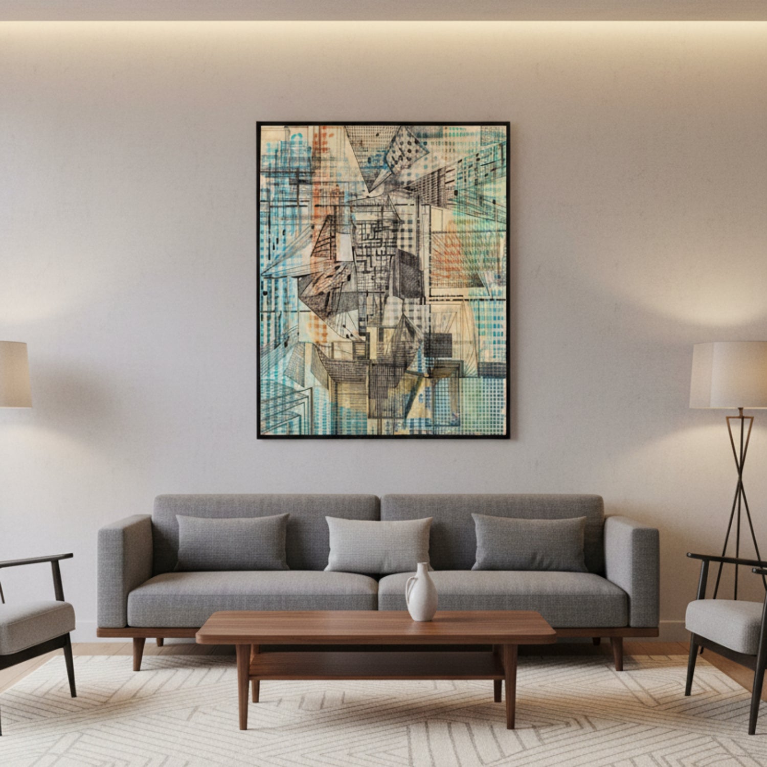 John Richard Teng Fei's Point of Arrival II Framed Art