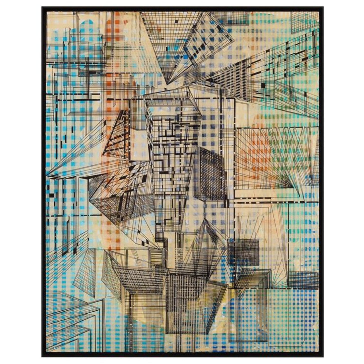 John Richard Teng Fei's Point of Arrival II Framed Art