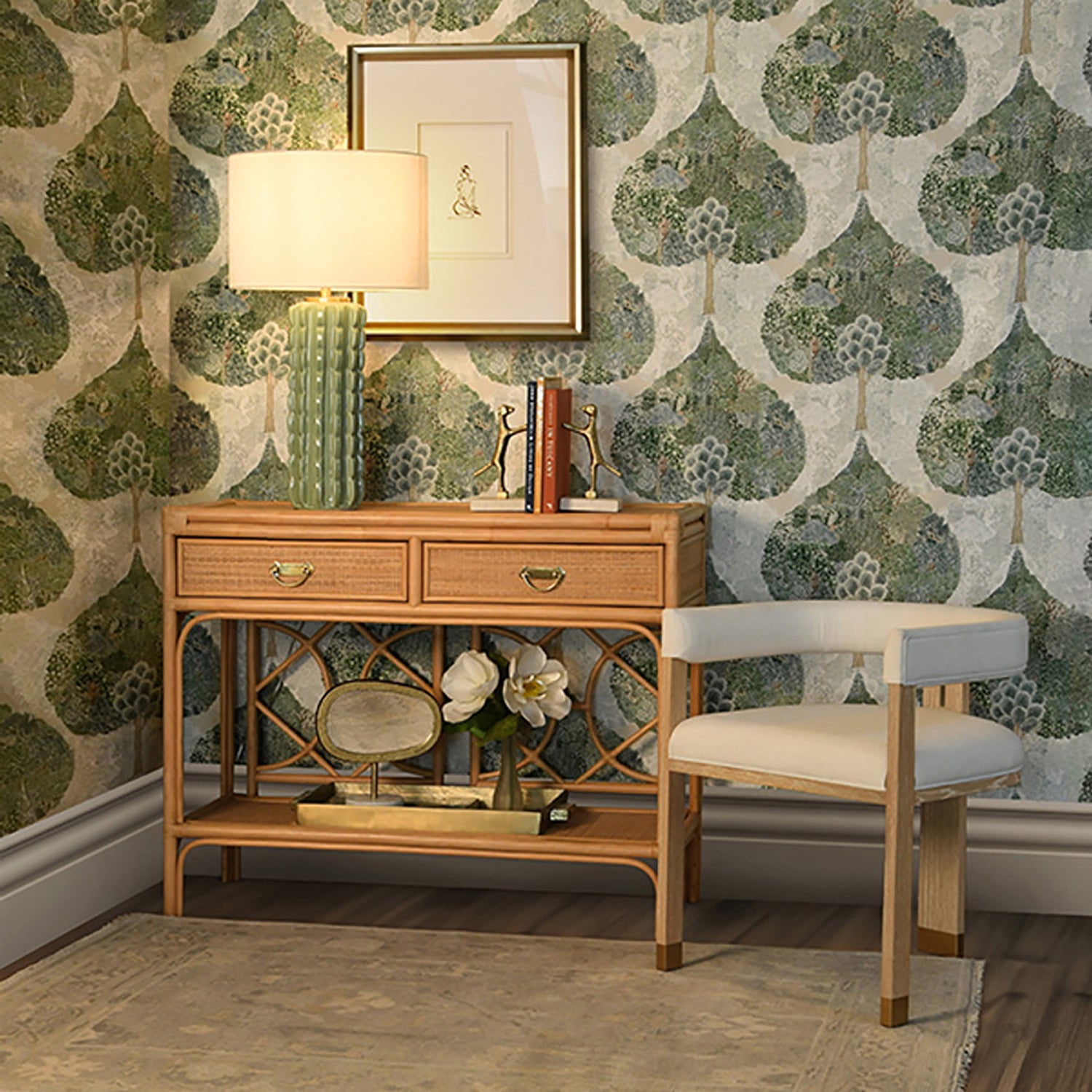 Worlds Away Moe Tabletop Mirror