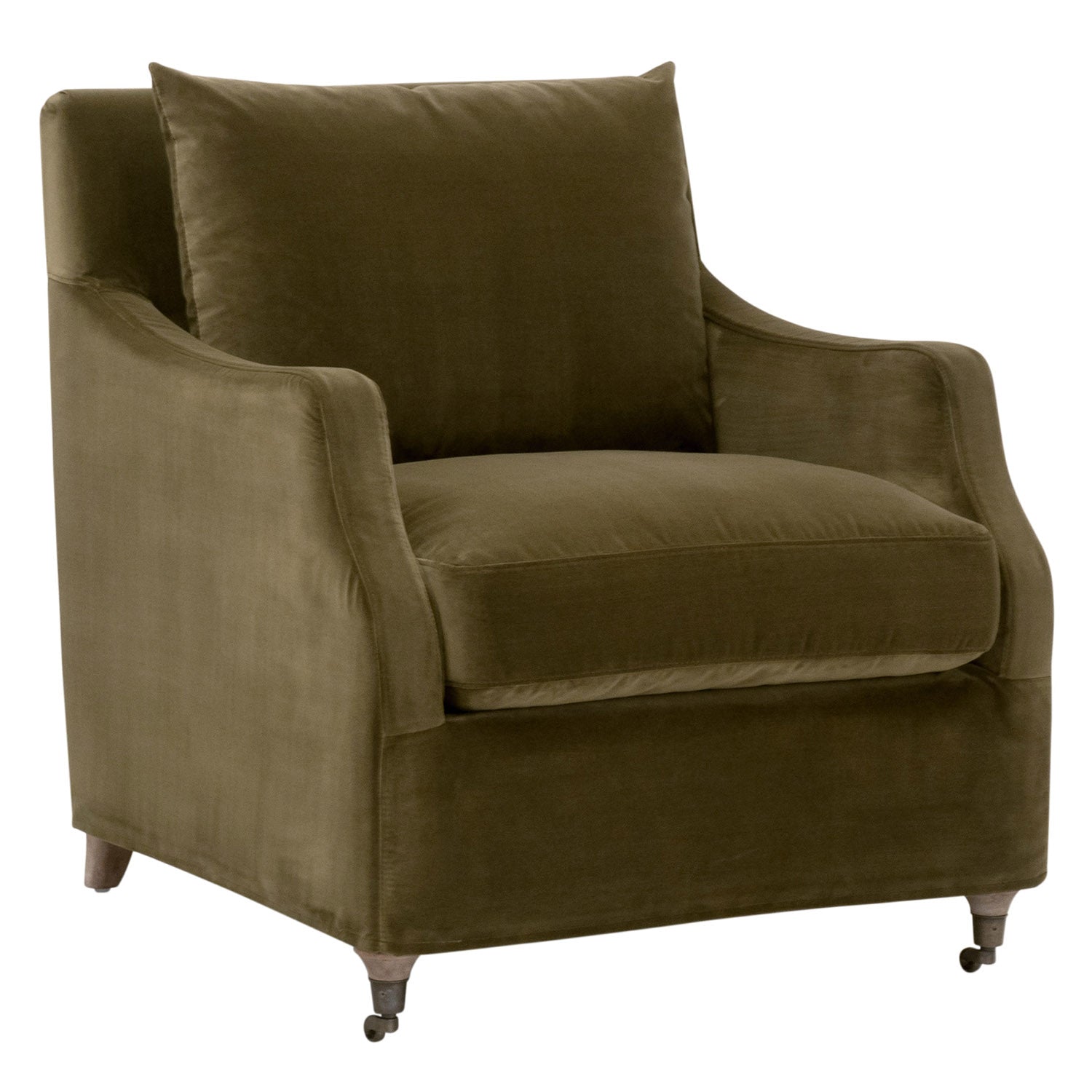 Jade Slipcover Club Chair