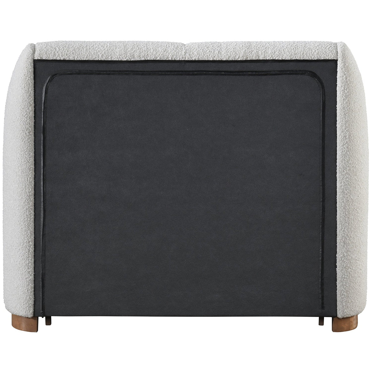 Jardin Cream Boucle Fabric Upholstered Bed