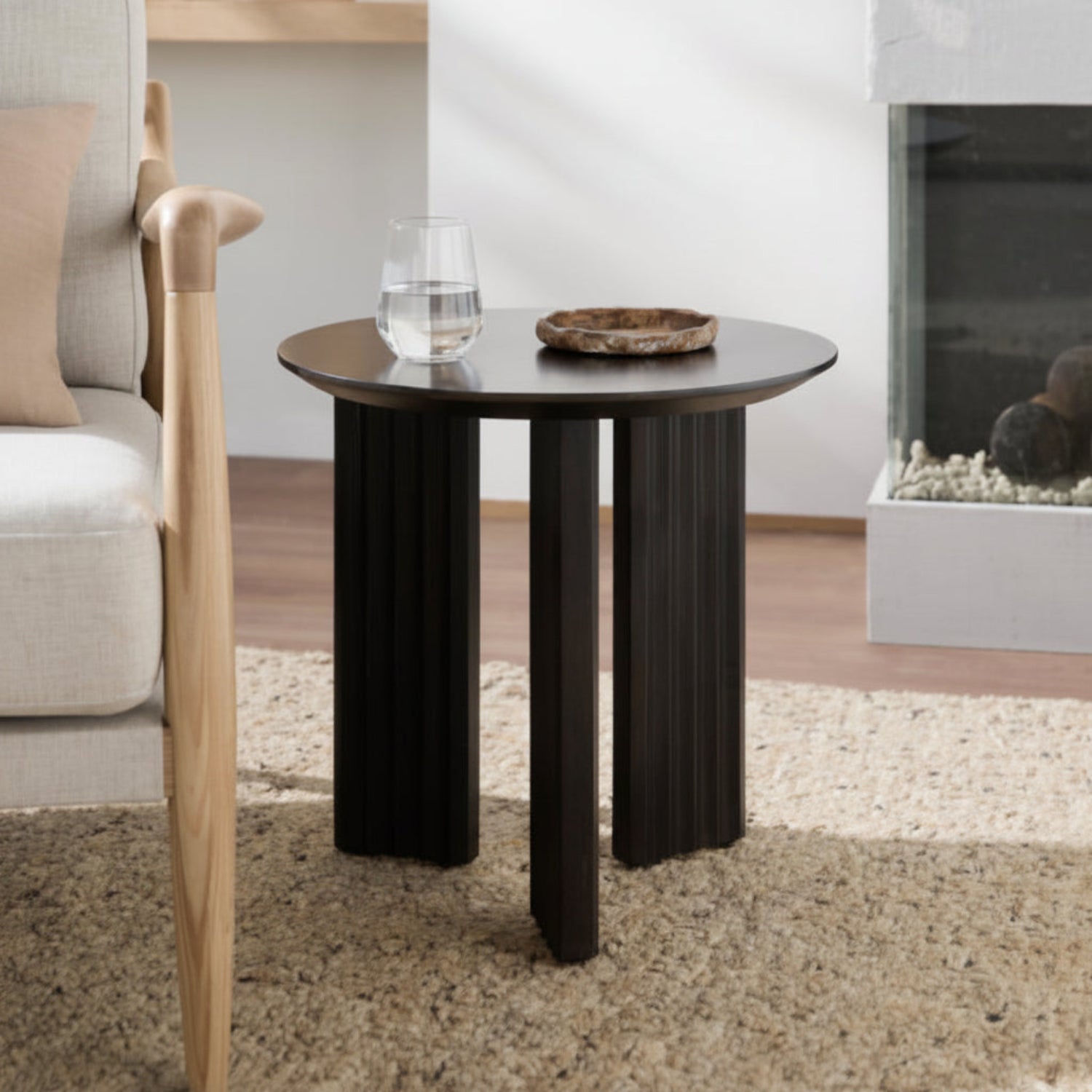 Agnes Mango Wood End Table