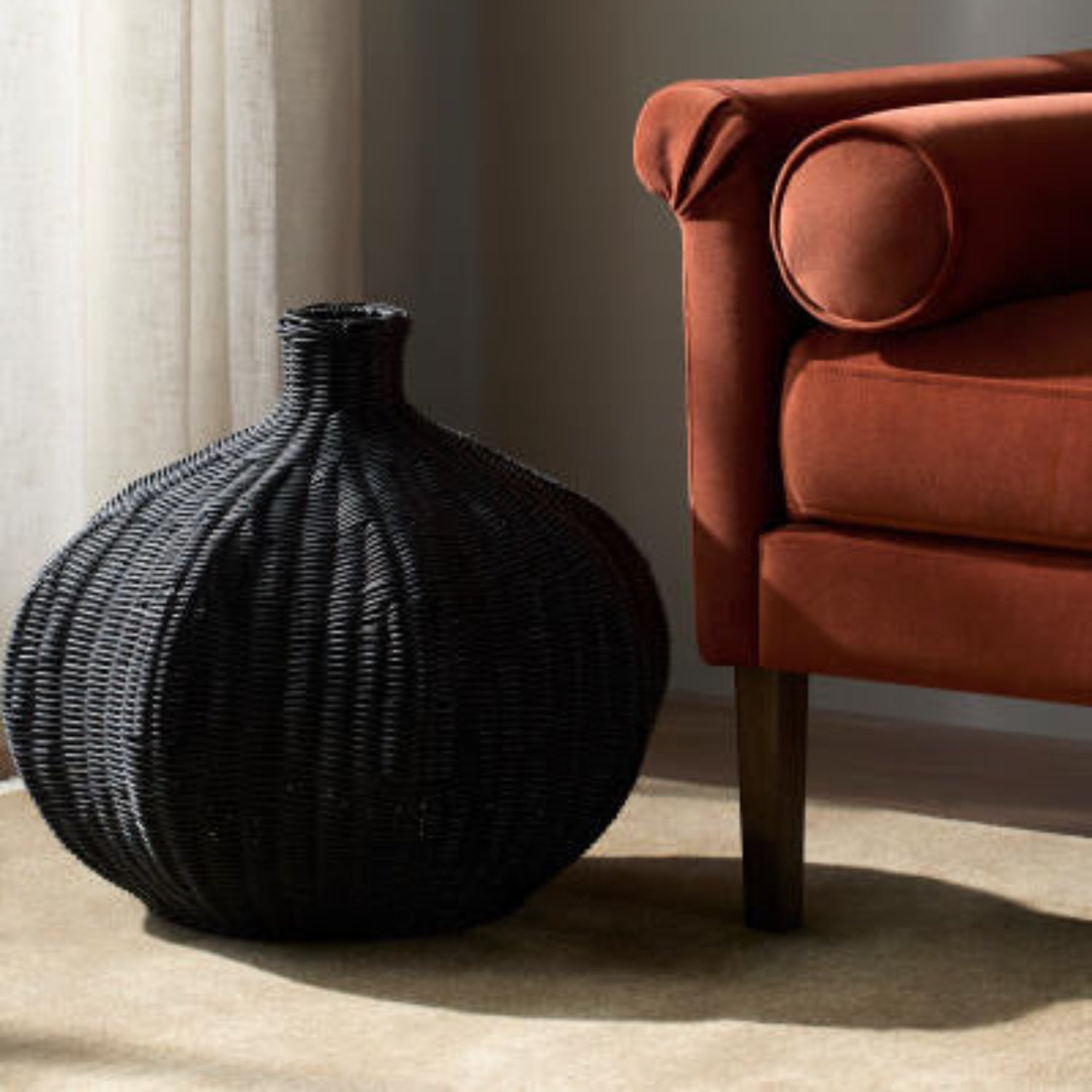 Boscha Garlic Rattan Basket