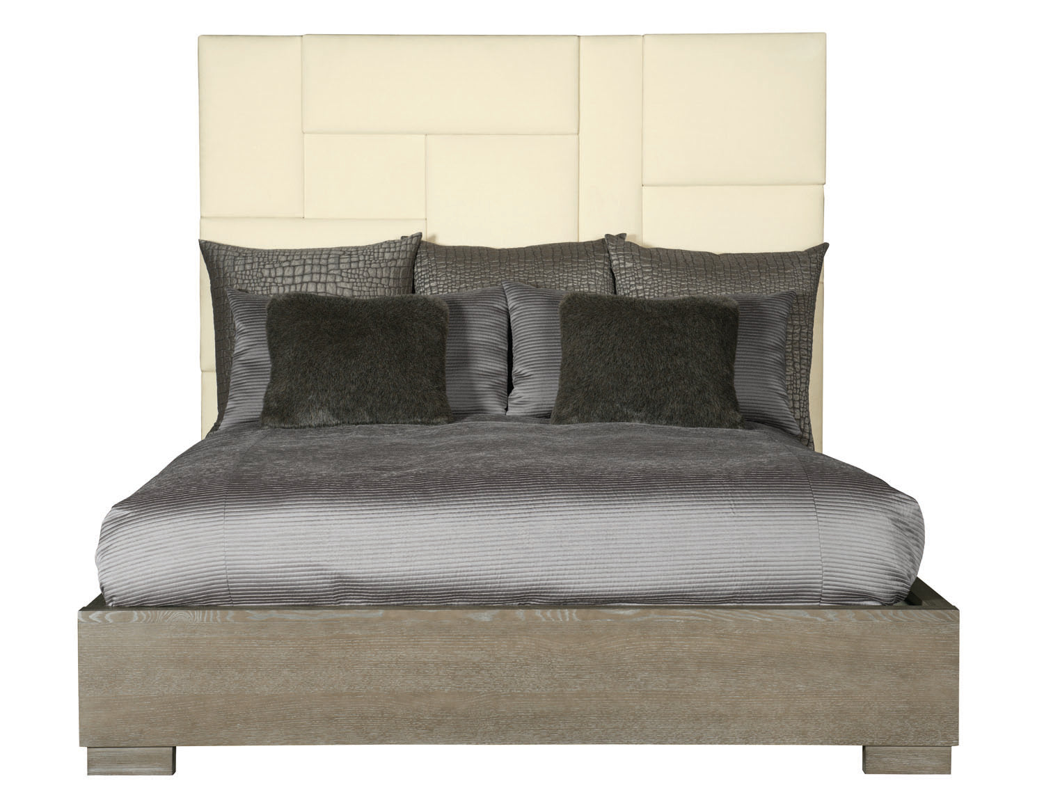 Bernhardt Mosaic King Upholstered Panel Bed
