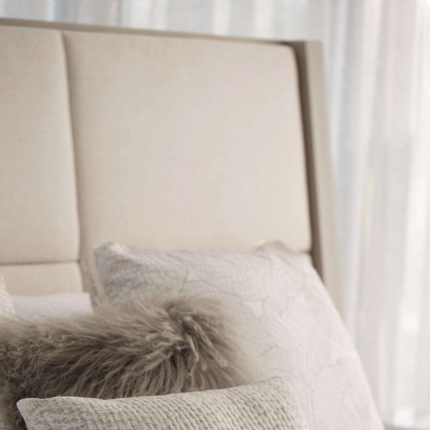 Bernhardt Axiom Upholstered Panel Bed