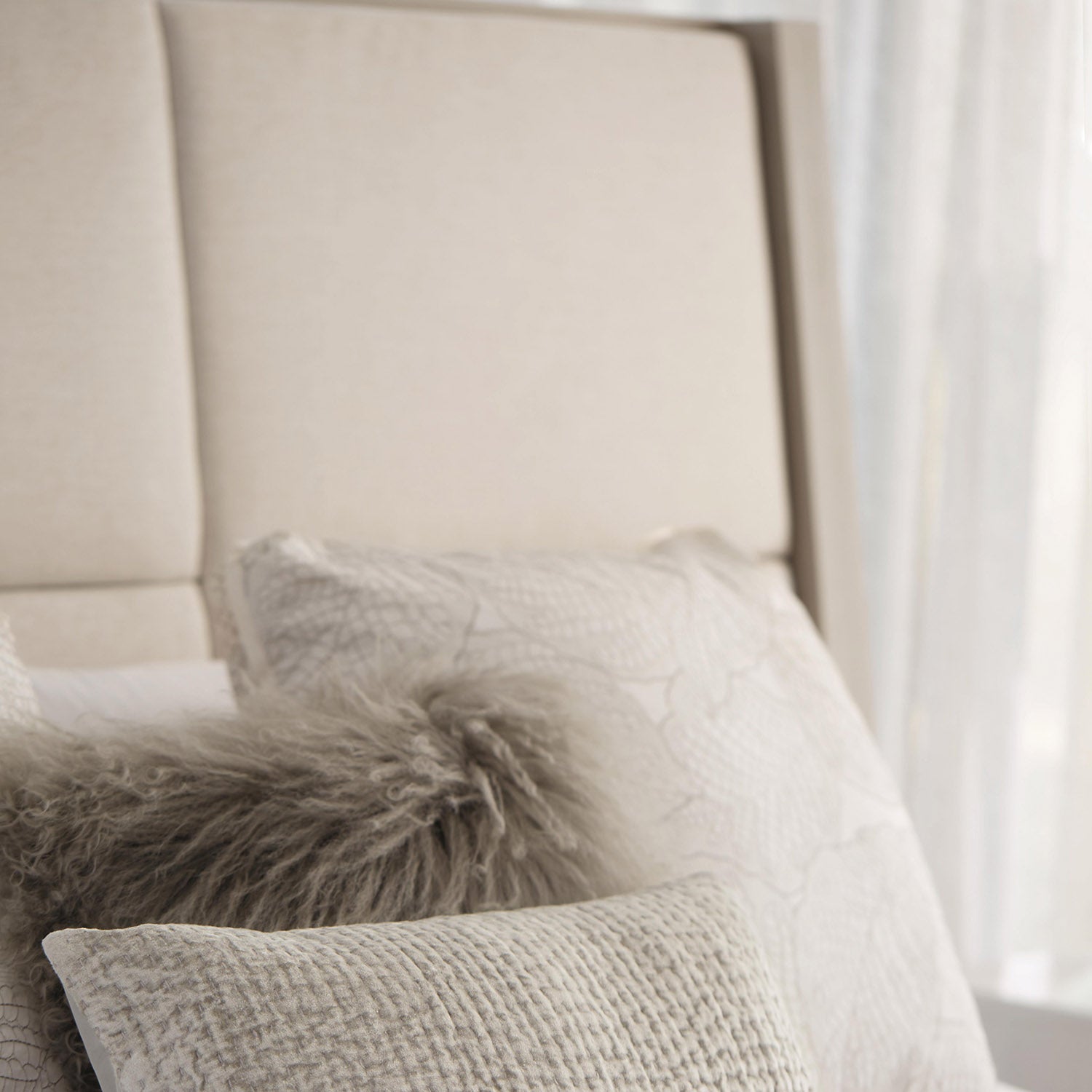 Bernhardt Axiom Upholstered Panel Bed