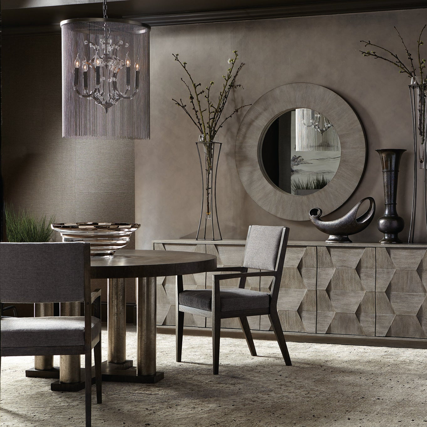 Bernhardt Linea Round Dining Table
