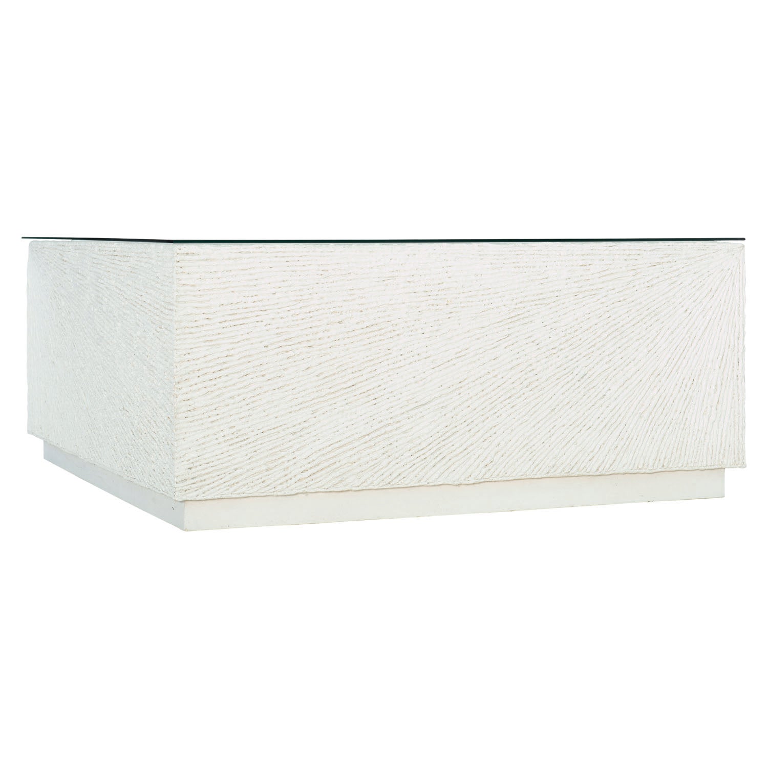 Bernhardt Exteriors Tenerife Square Coco Twig Outdoor Cocktail Table