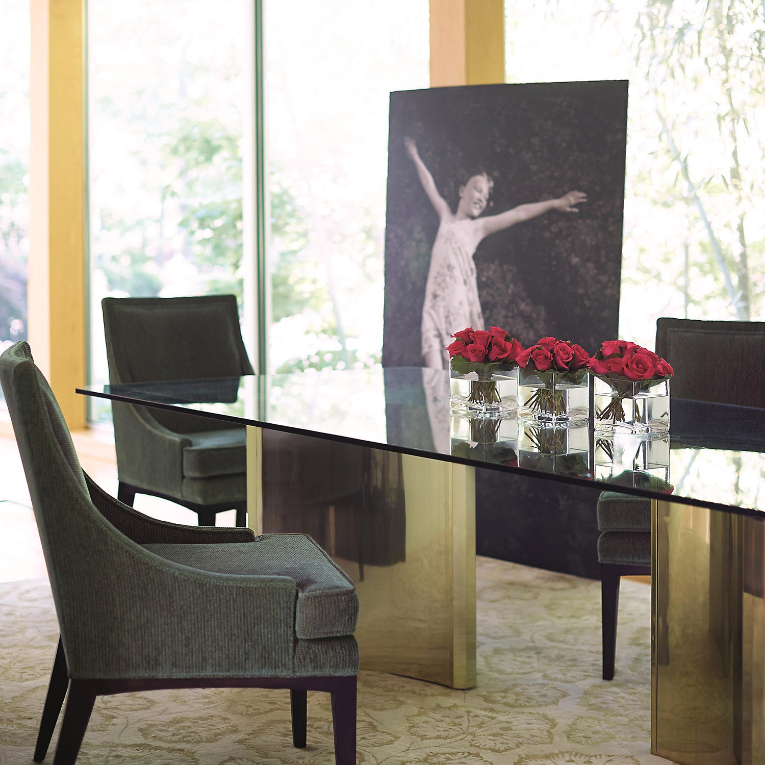 Bernhardt Interiors Abbott Dining Table