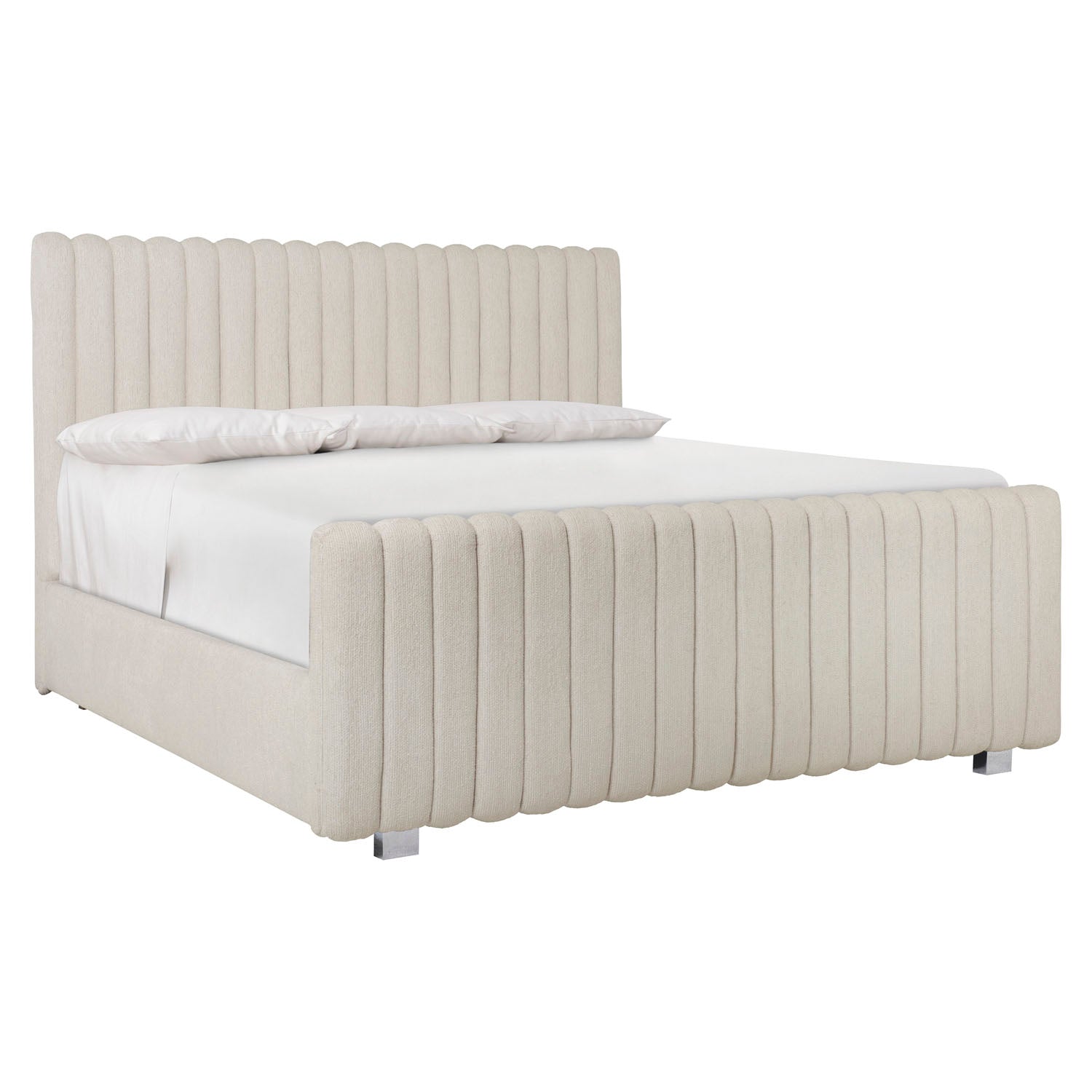 Bernhardt Silhouette Channel Upholstered Panel Bed
