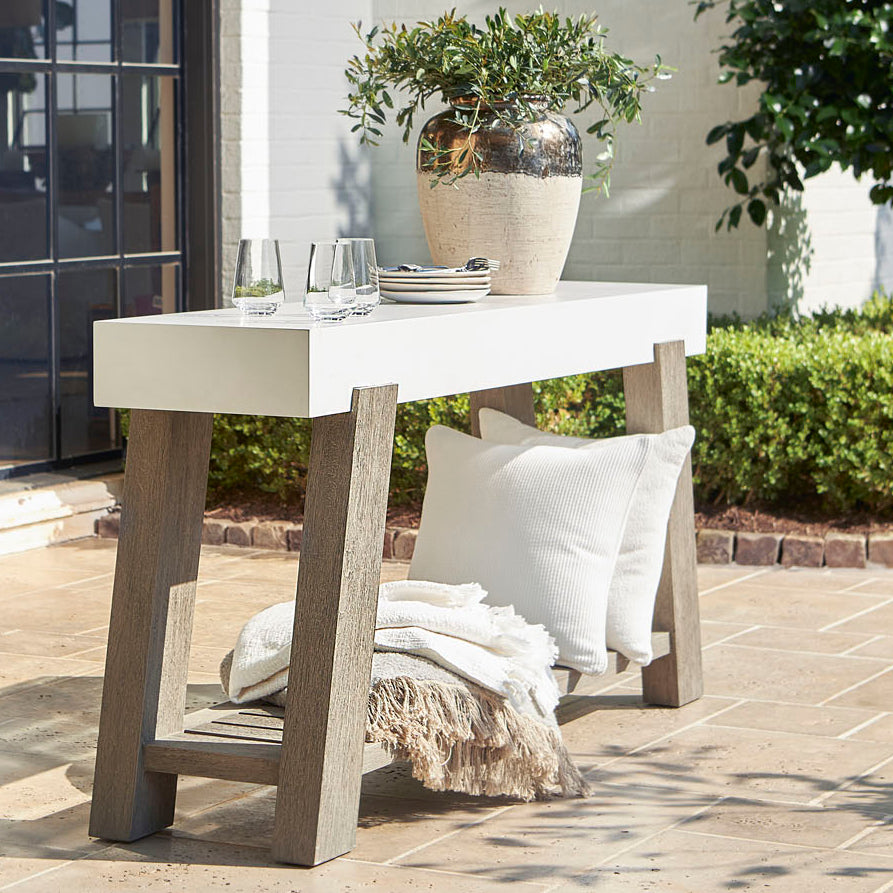 Bernhardt Exteriors Rochelle Outdoor Console Table