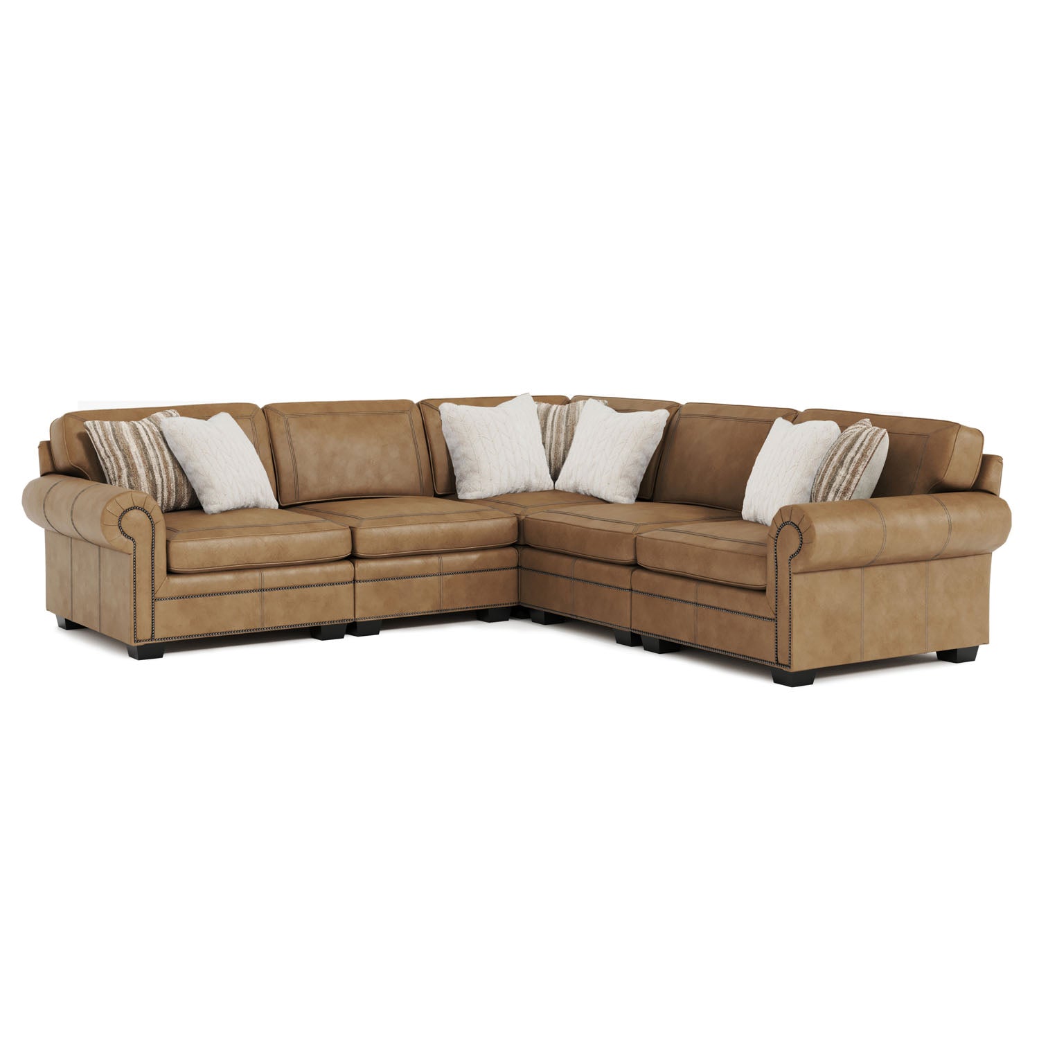 Bernhardt Living Grandview Leather Sectional