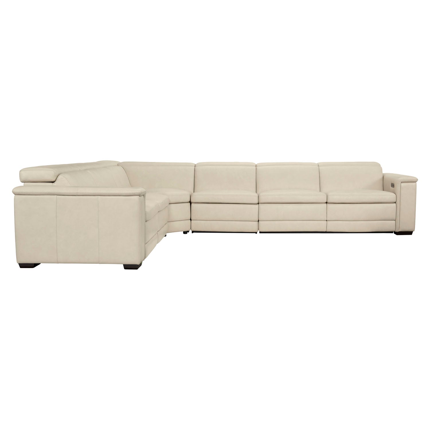 Bernhardt Living Lioni Leather Power Motion Sectional Sofa