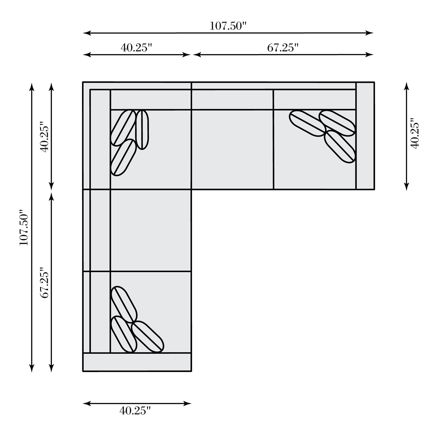 Bernhardt Living Ventura Sectional Sofa