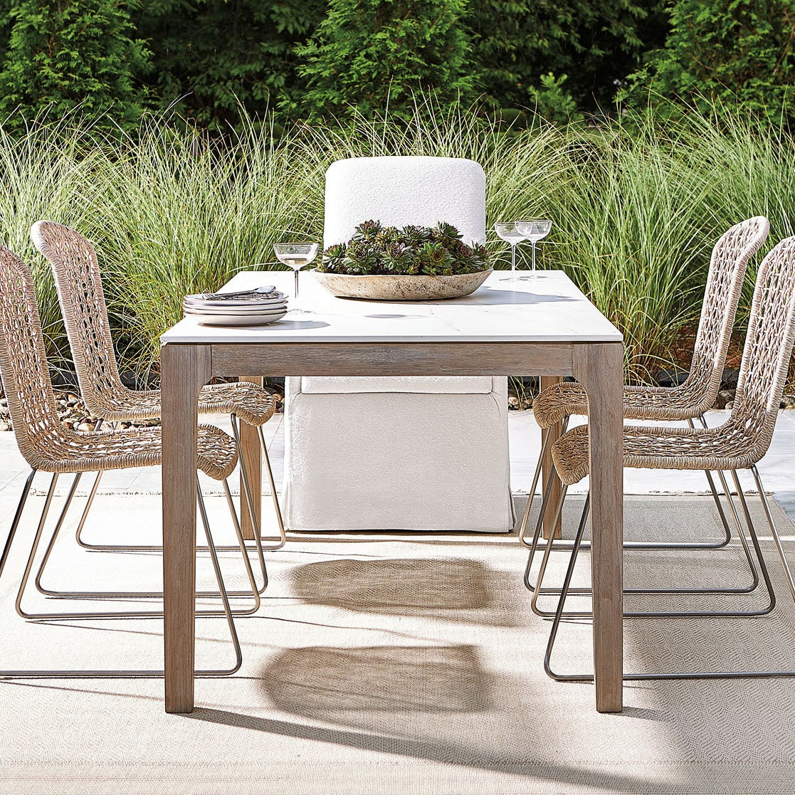 Bernhardt Exteriors Marbella 85in Outdoor Dining Table