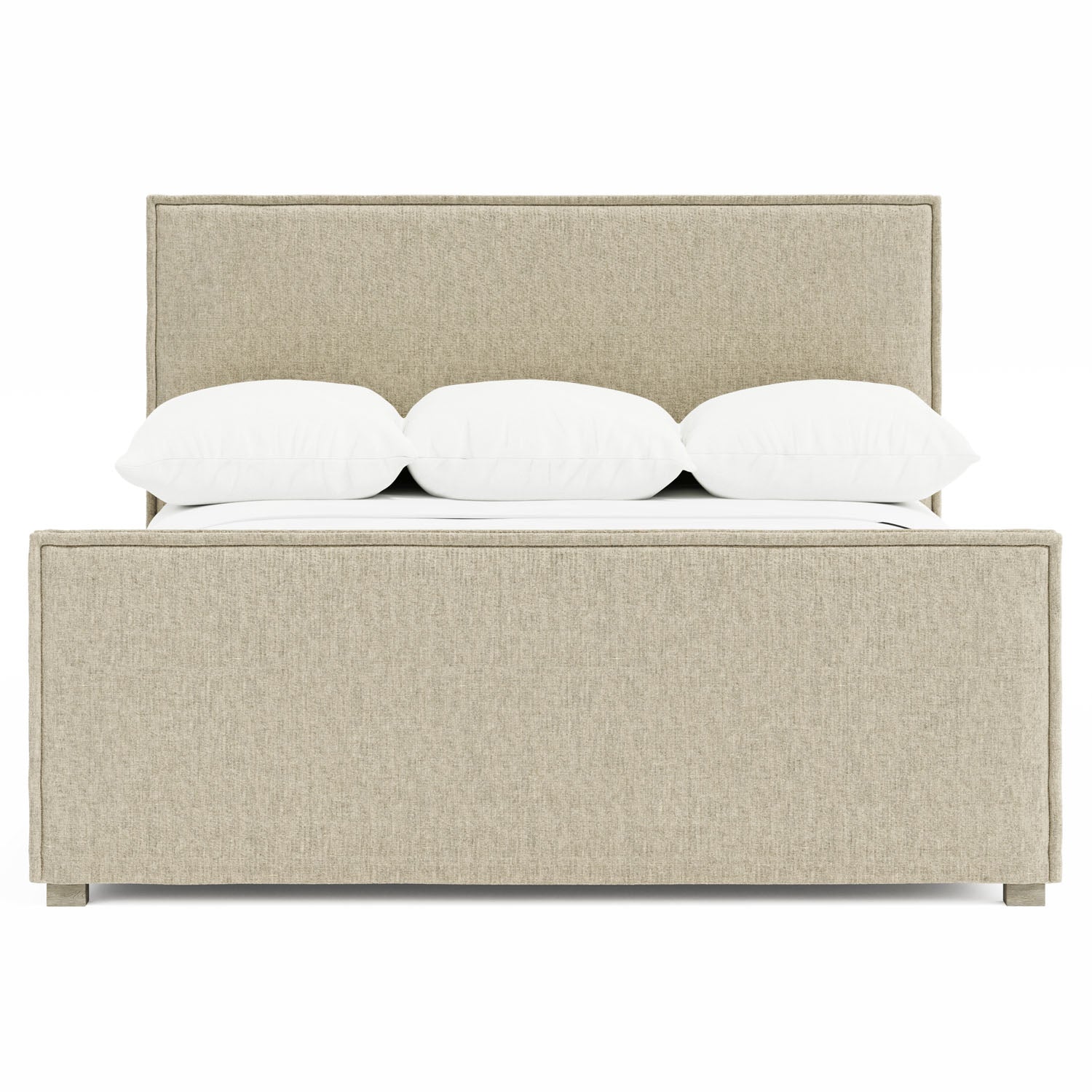 Bernhardt Loft Sawyer Fawn Upholstered Panel Bed