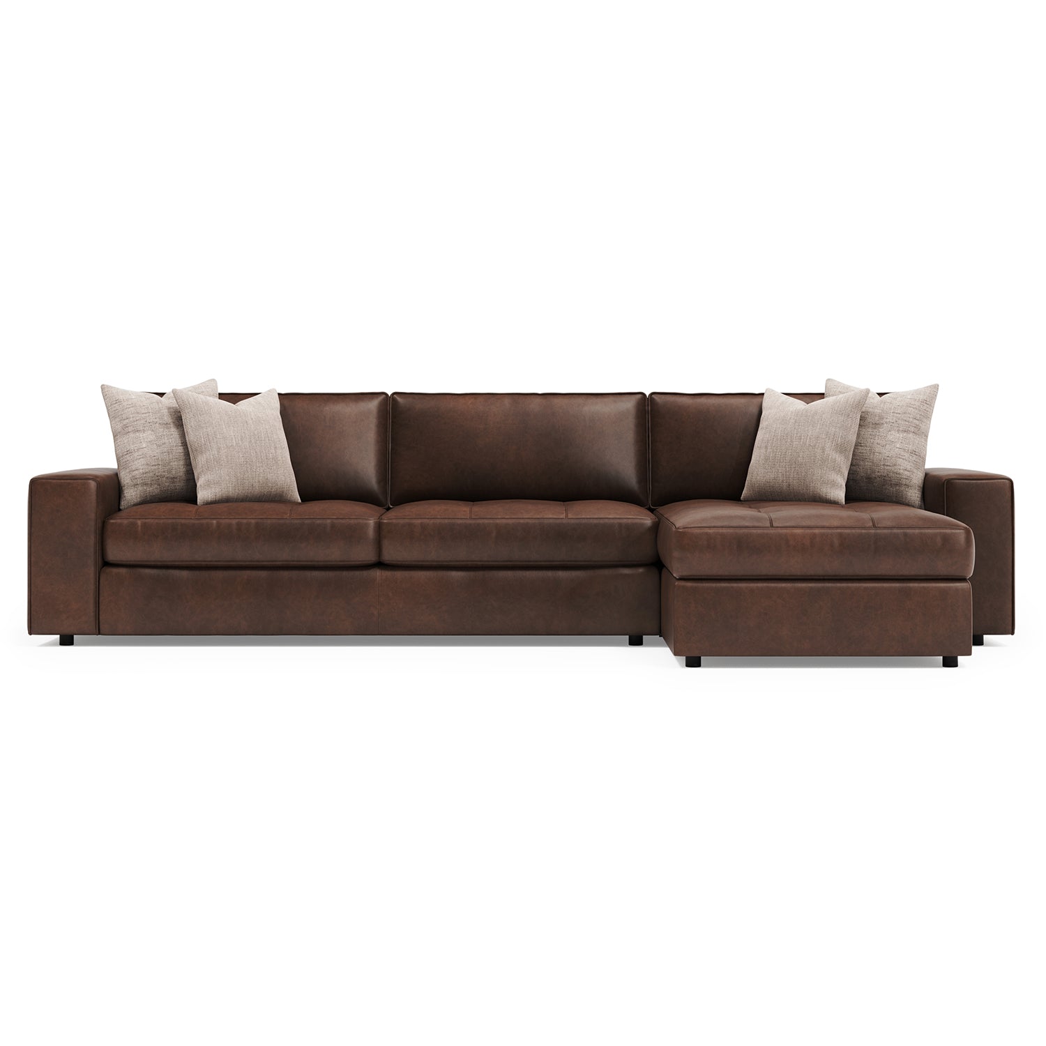 Bernhardt Living Nest 2-Piece Leather Sectional Sofa