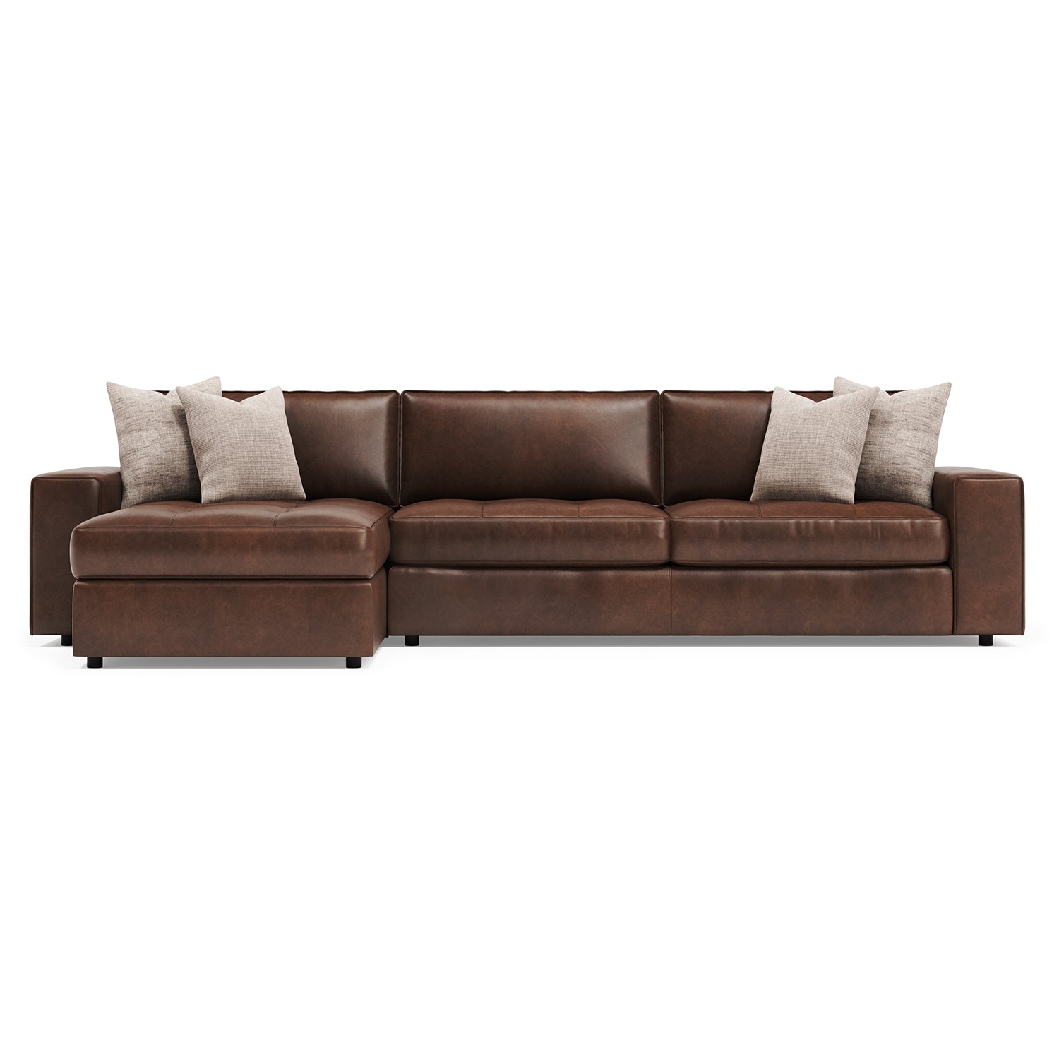 Bernhardt Living Nest 2-Piece Leather Sectional Sofa