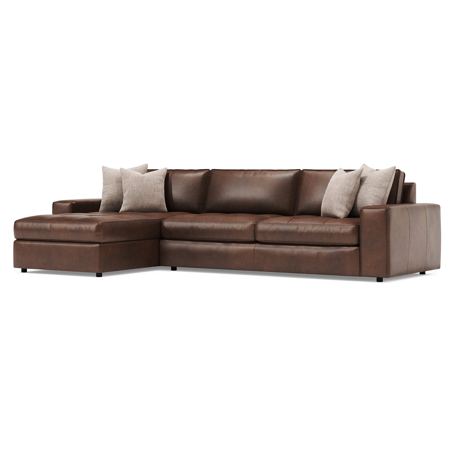 Bernhardt Living Nest 2-Piece Leather Sectional Sofa