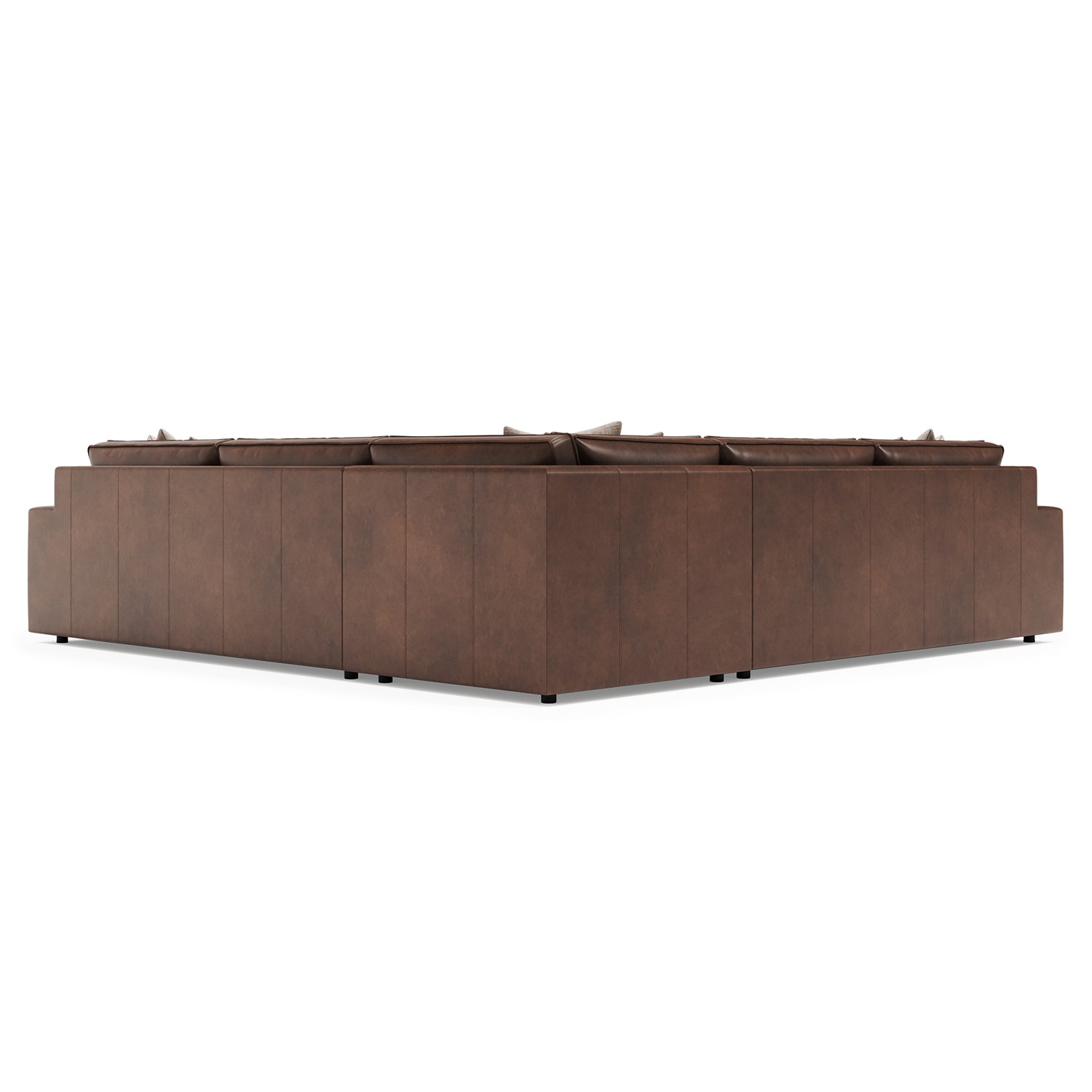 Bernhardt Living Nest 3-Piece Leather Sectional Sofa