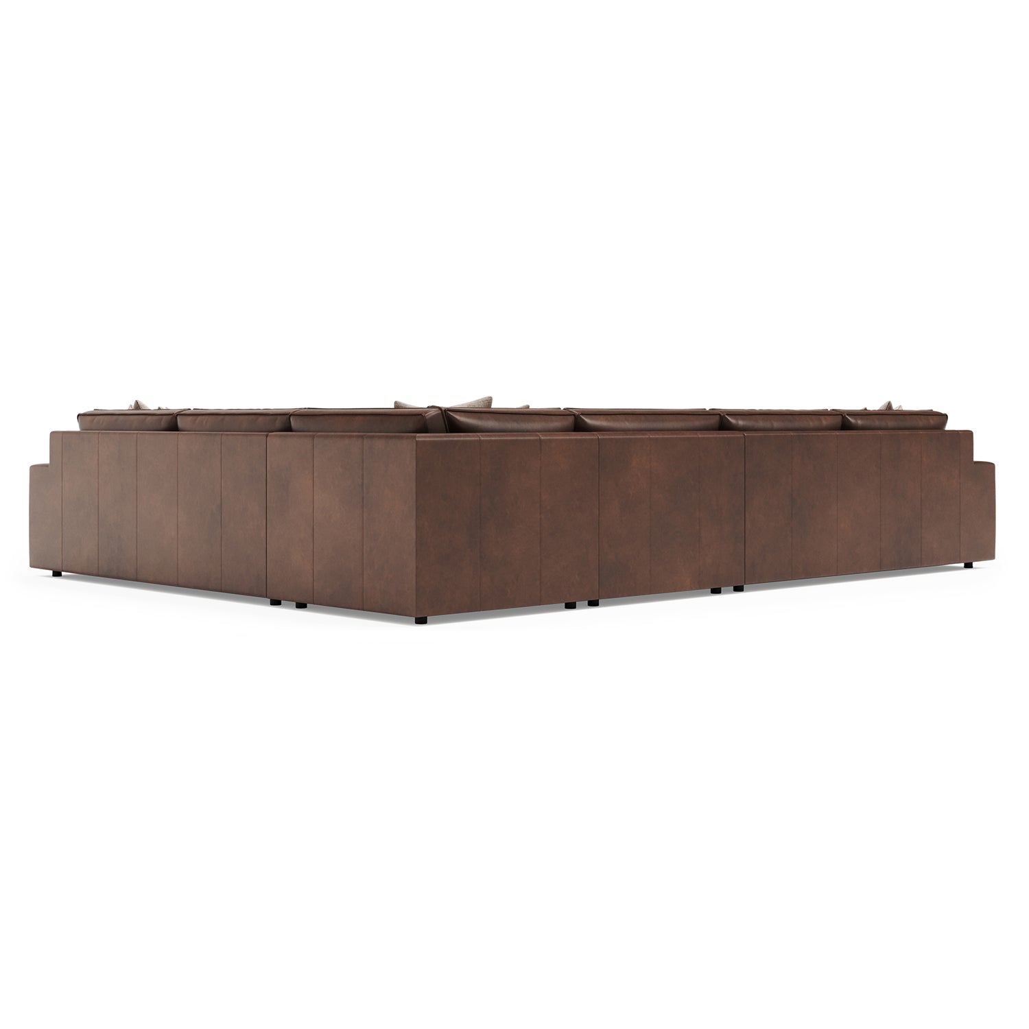 Bernhardt Living Nest 4-Piece Leather Sectional Sofa