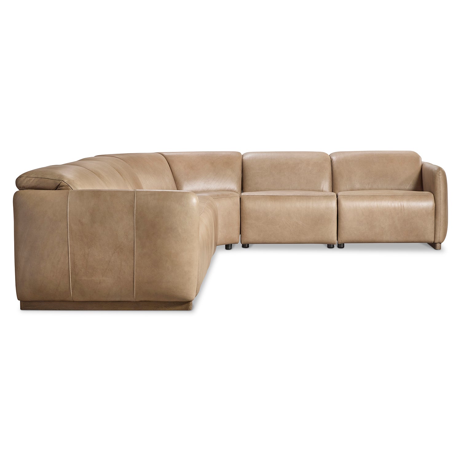 Bernhardt Living Alta 6-Piece Leather Power Motion Sectional Sofa